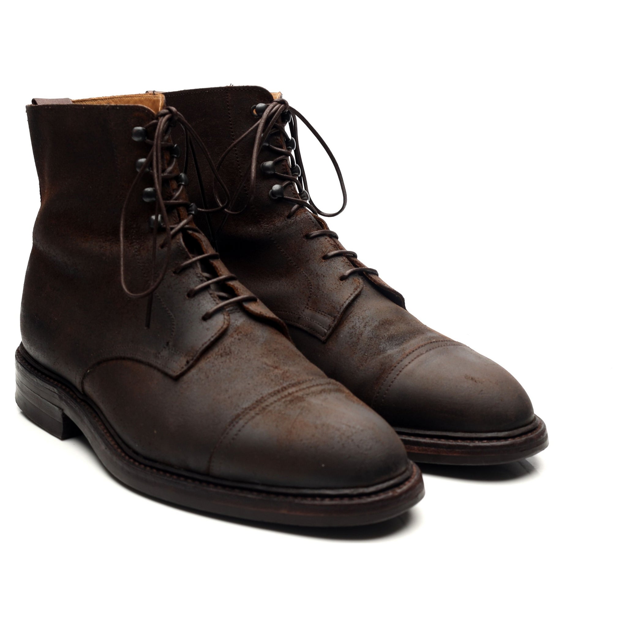 Crockett & Jones Coniston bottines daim marron UK 8