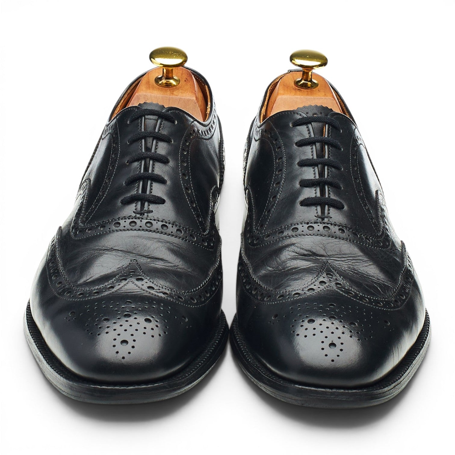 Church's richelieu brogue cuir noir UK 8.5 F seconde main