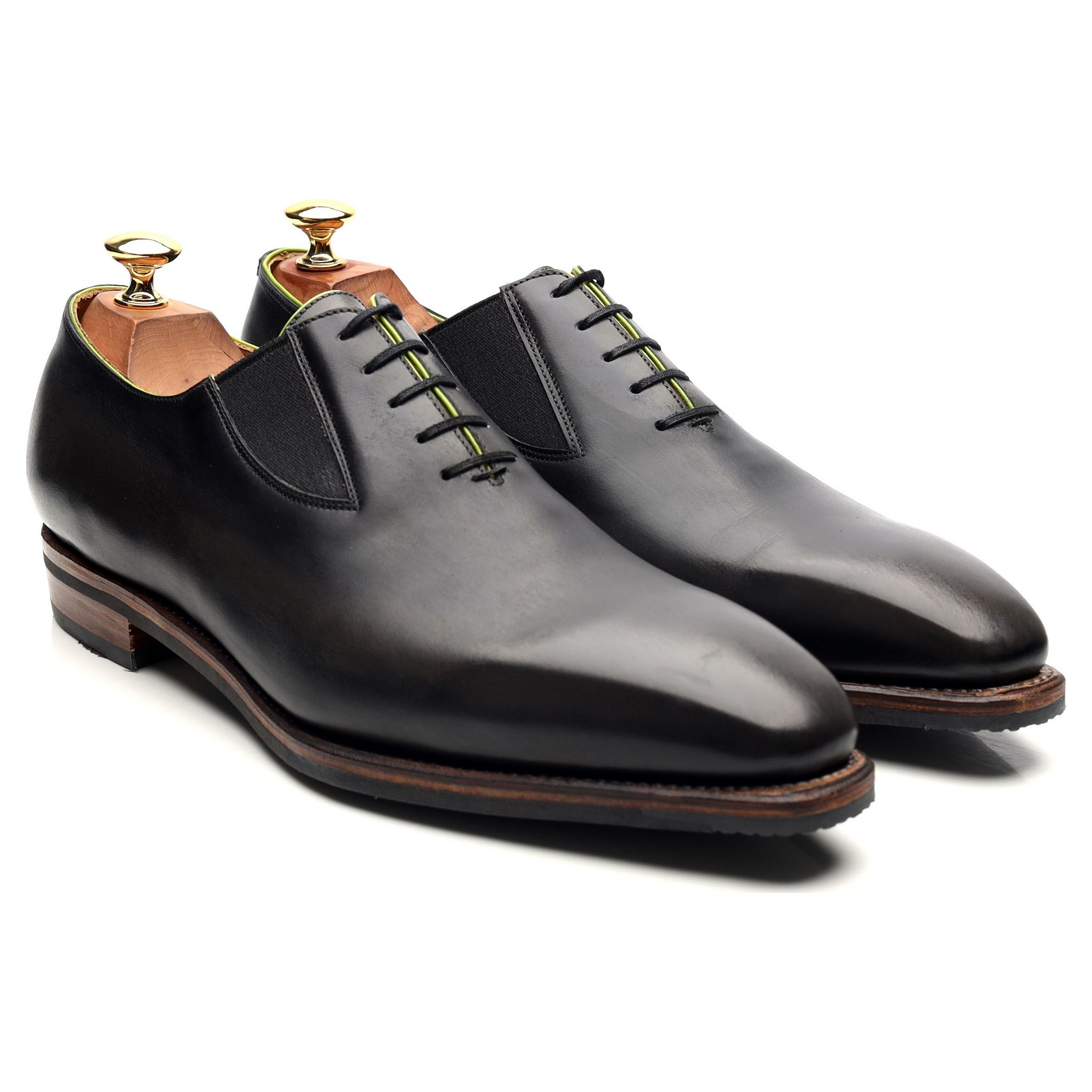 Corthay Easy Richelieu gris cuir pointure UK 9.5