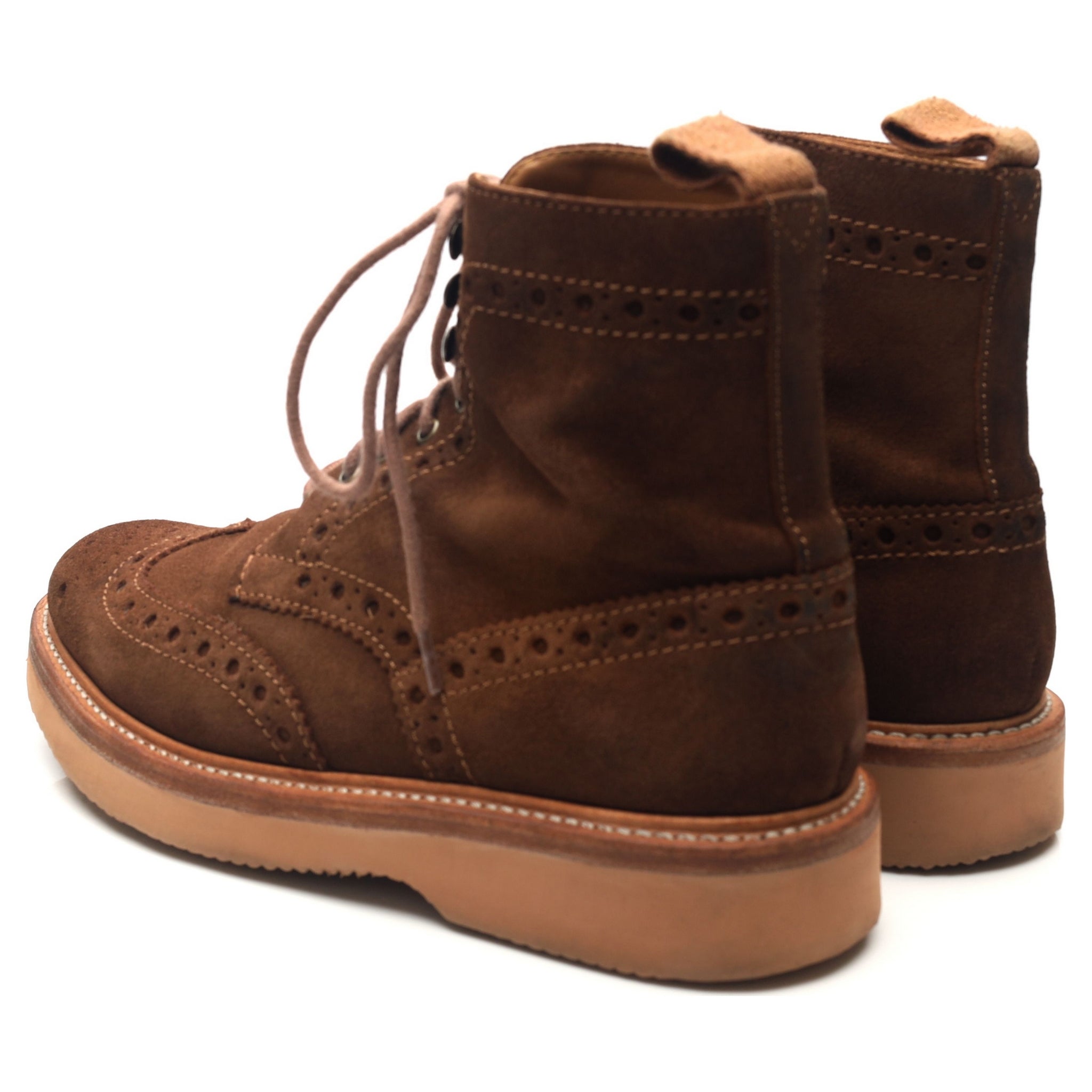 Grenson Fred boots suède marron pointure UK 8 large