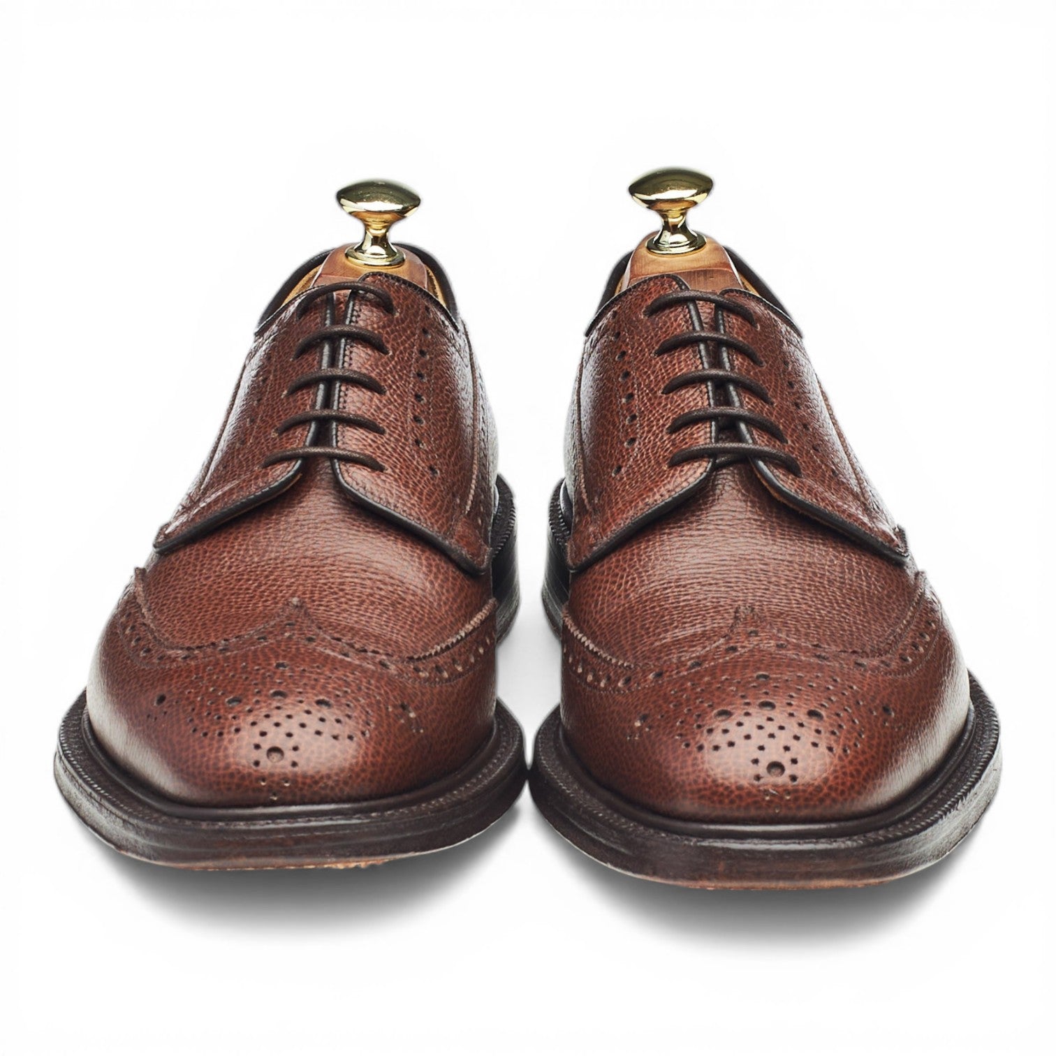 Church's Wirral derby brogue cuir grainé marron UK 7 G