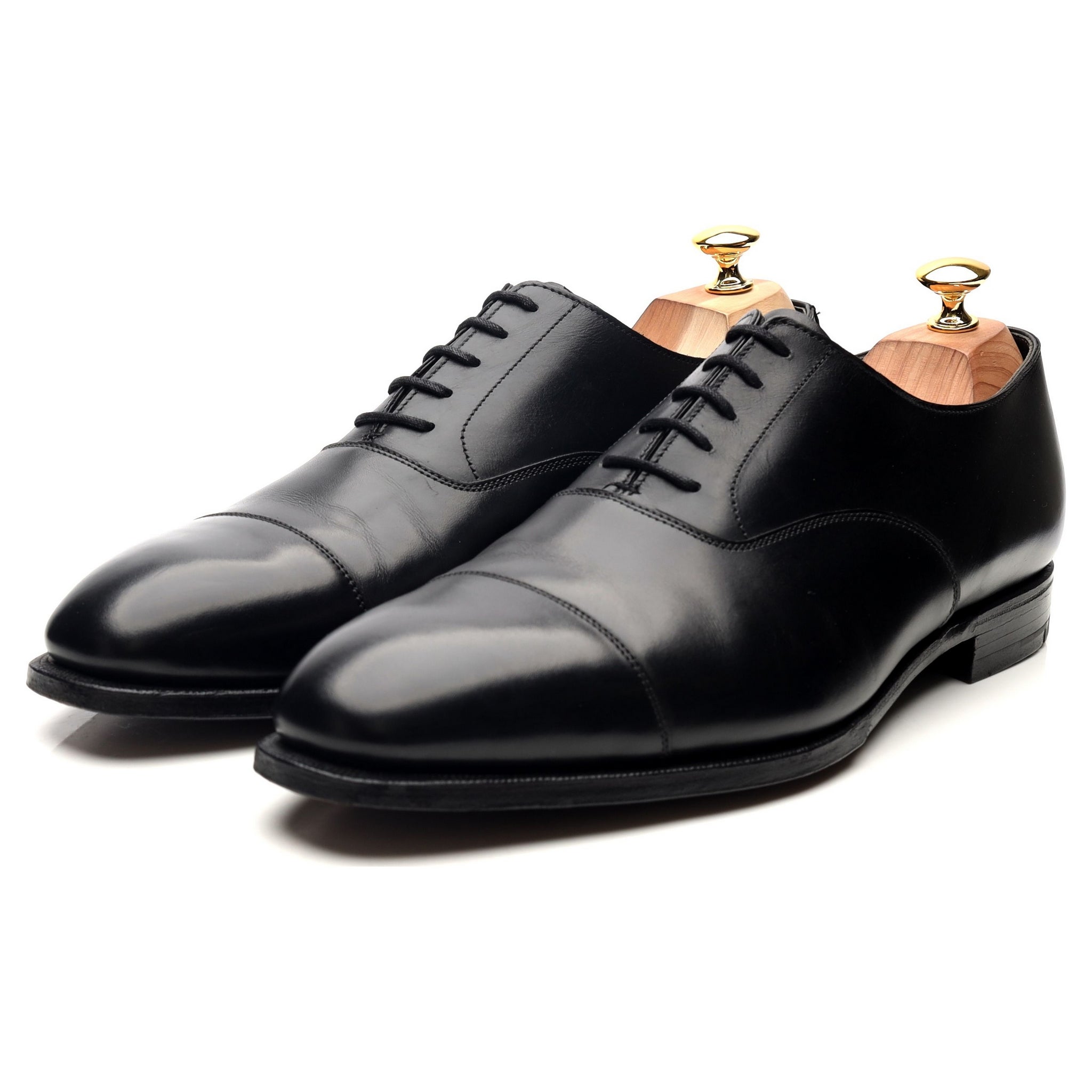 Crockett & Jones Audley richelieu cuir noir pointure 11