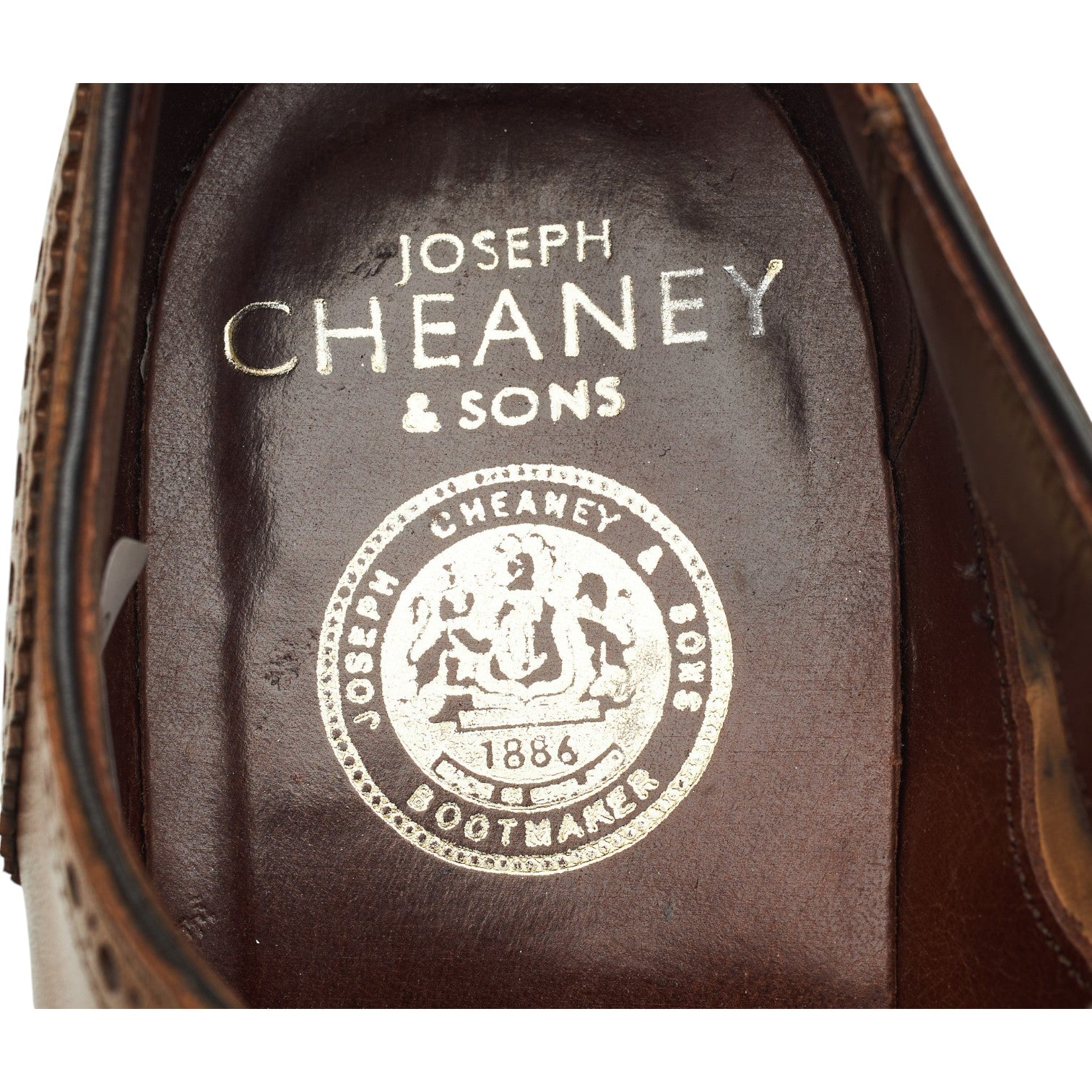 Cheaney Earls Row richelieu cuir marron UK 7 large
