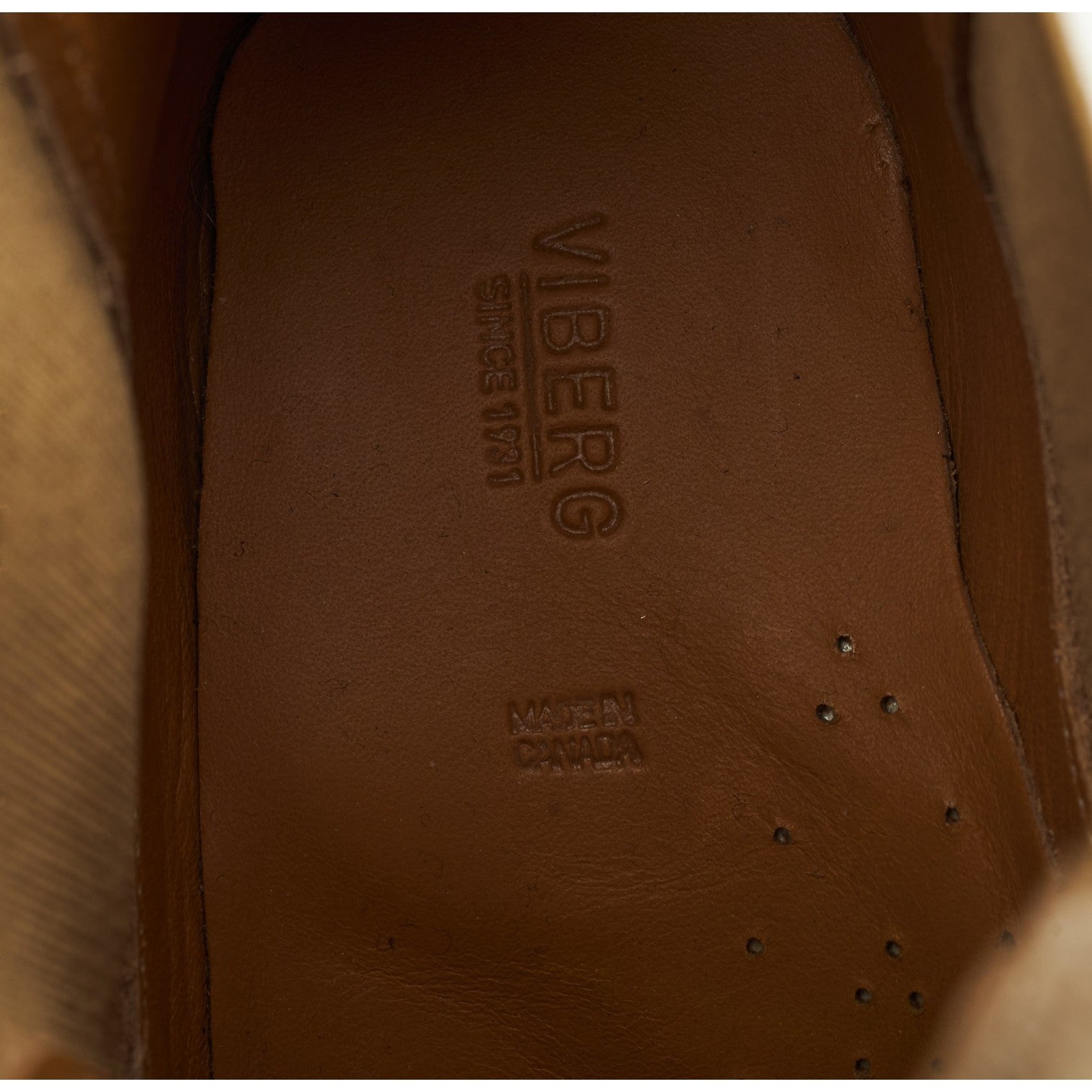 Viberg Chelsea bottine suède beige 6,5 semelle cuir