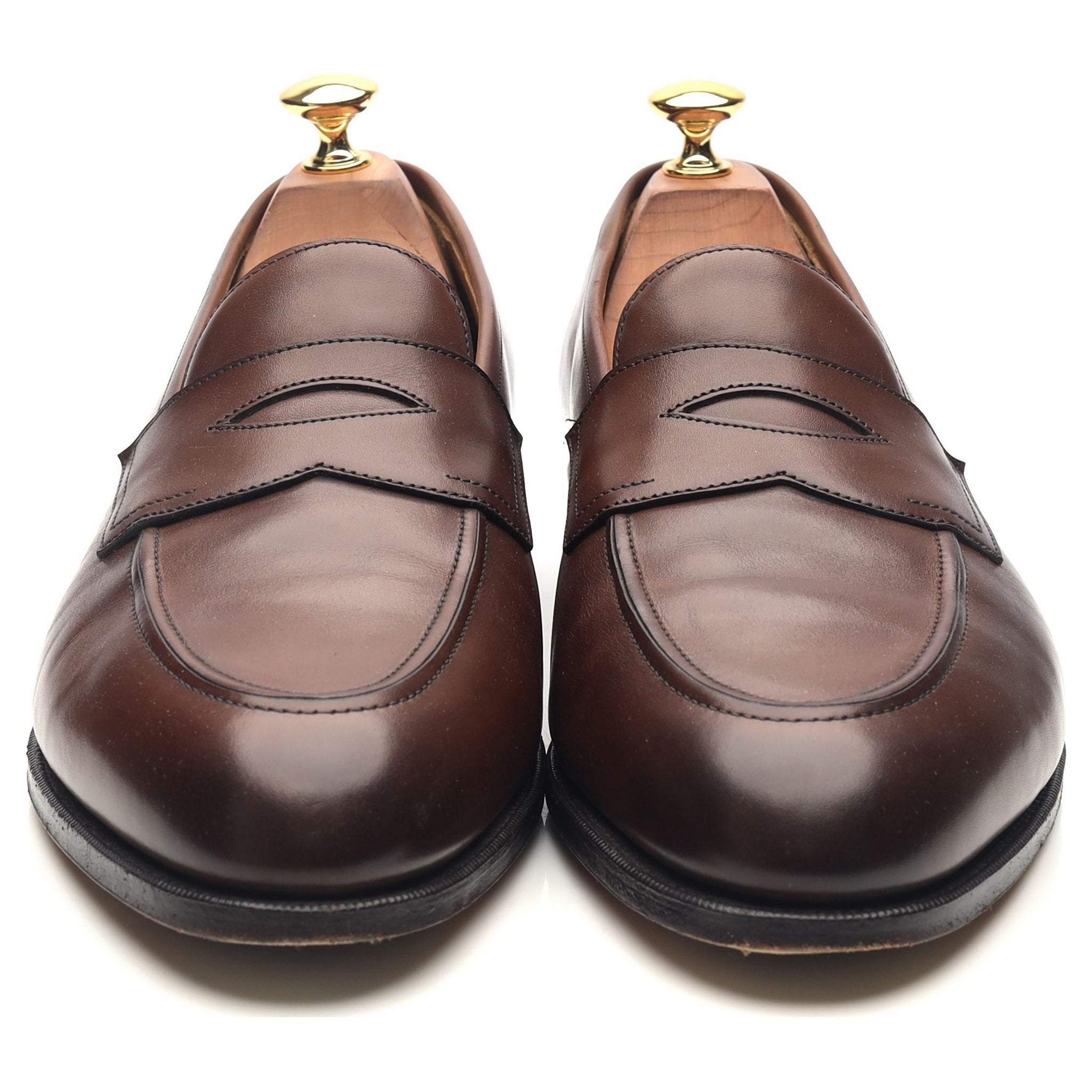 Edward Green Piccadilly mocassins cuir marron pointure UK 9,5