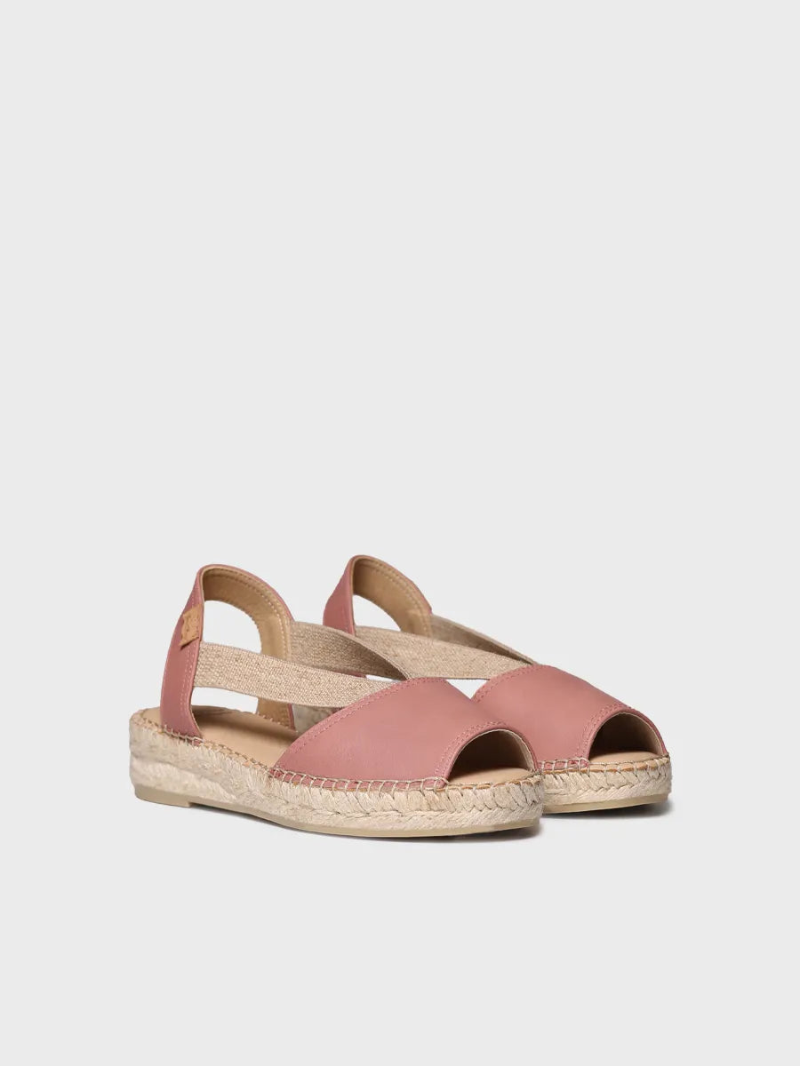 Toni Pons Tala espadrille cuir compensée pied large