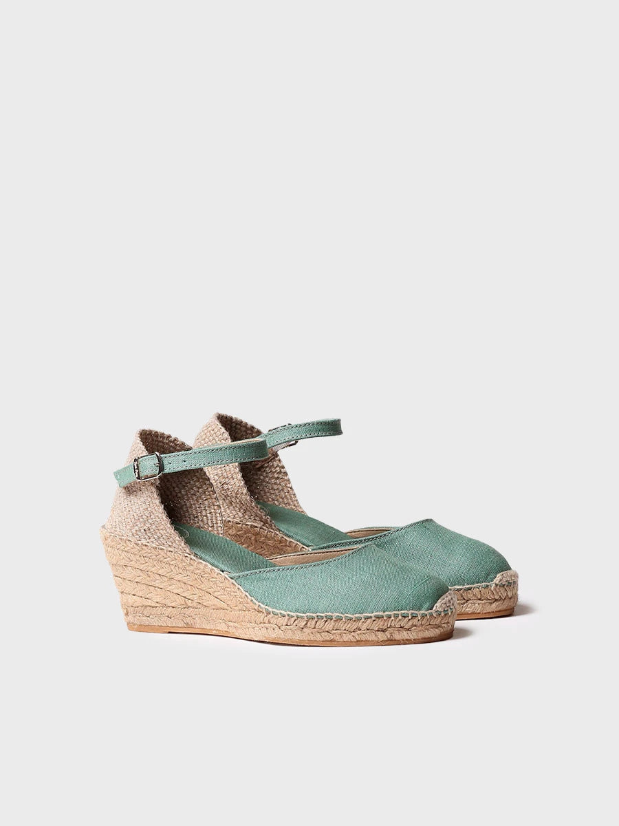 Toni Pons Caldes espadrille compensée jute boucle vegan