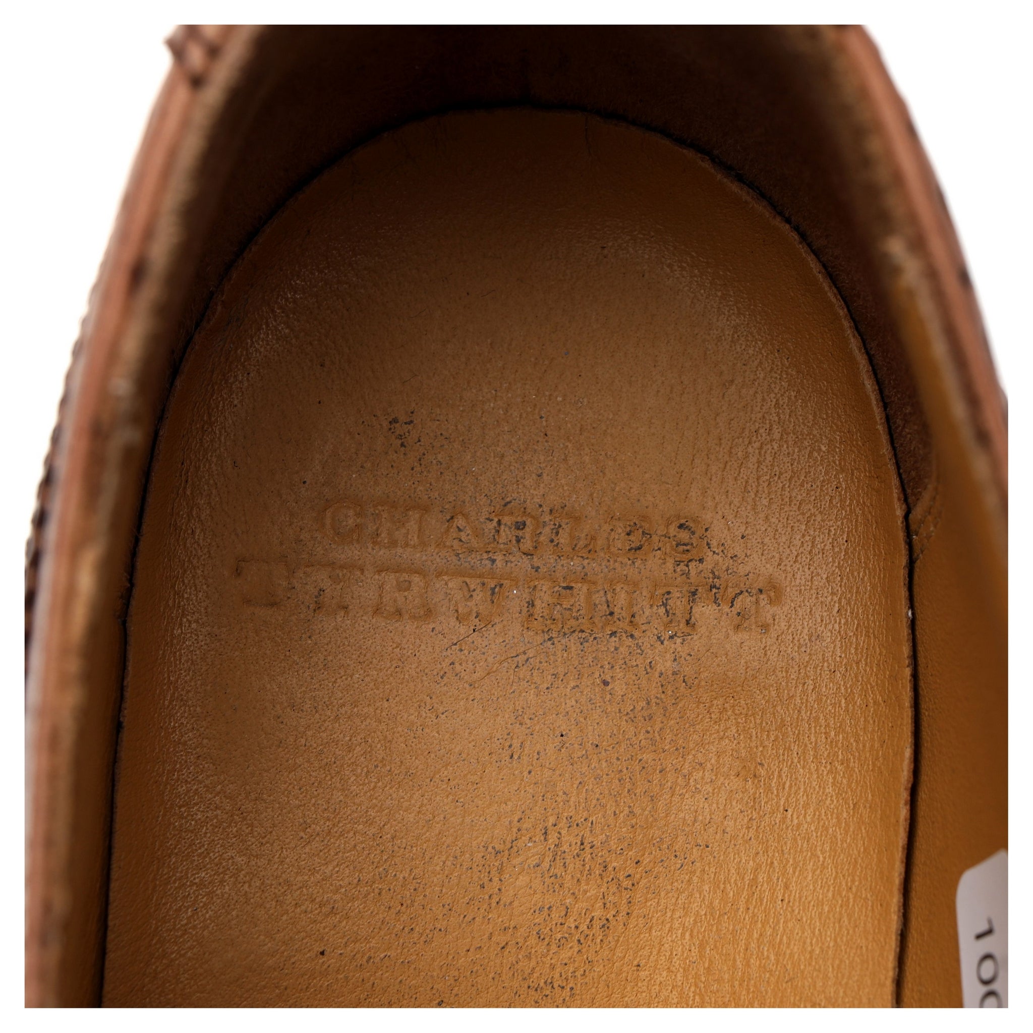 Charles Tyrwhitt oxford brogue cuir marron UK 8