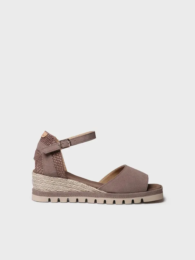 Toni Pons Brisa espadrille compensée femme cuir suédé