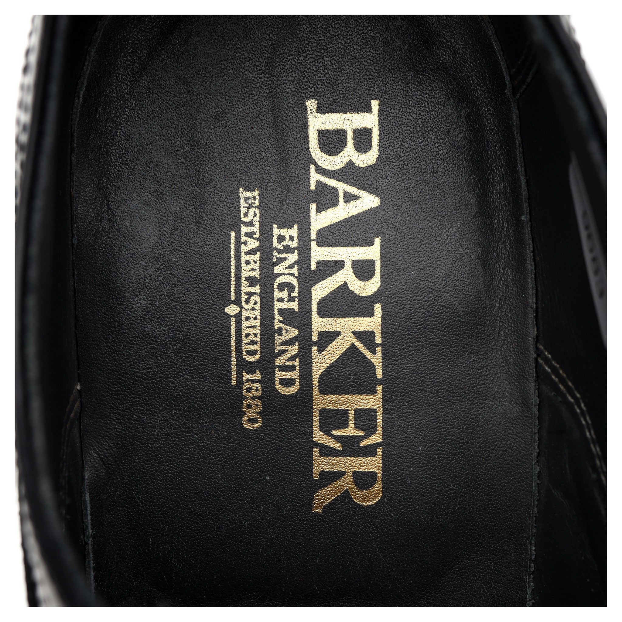 Barker Hampstead richelieu cuir noir UK 7,5 large