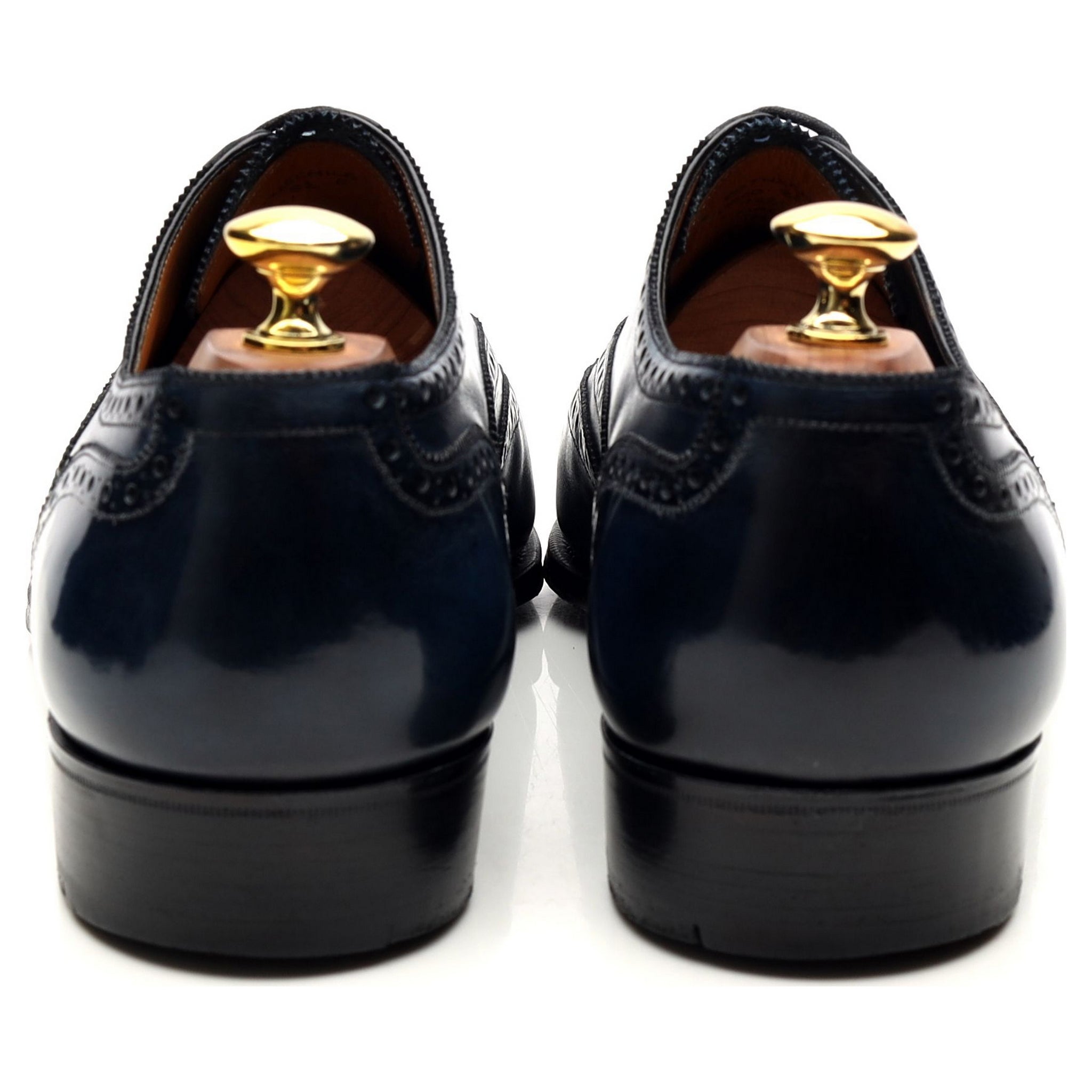 Gaziano & Girling Rothschild richelieu cuir bleu UK 8,5