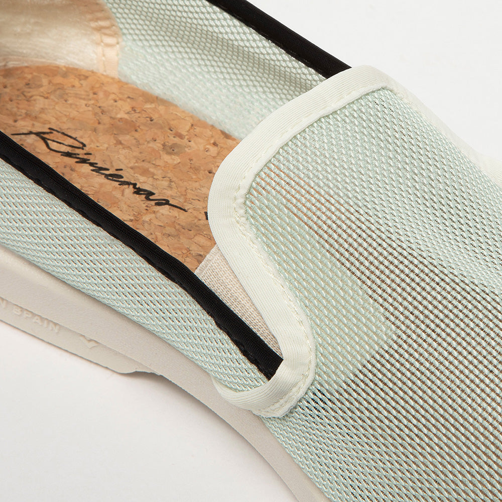 Rivieras Classic Recif espadrilles vert d’eau mesh