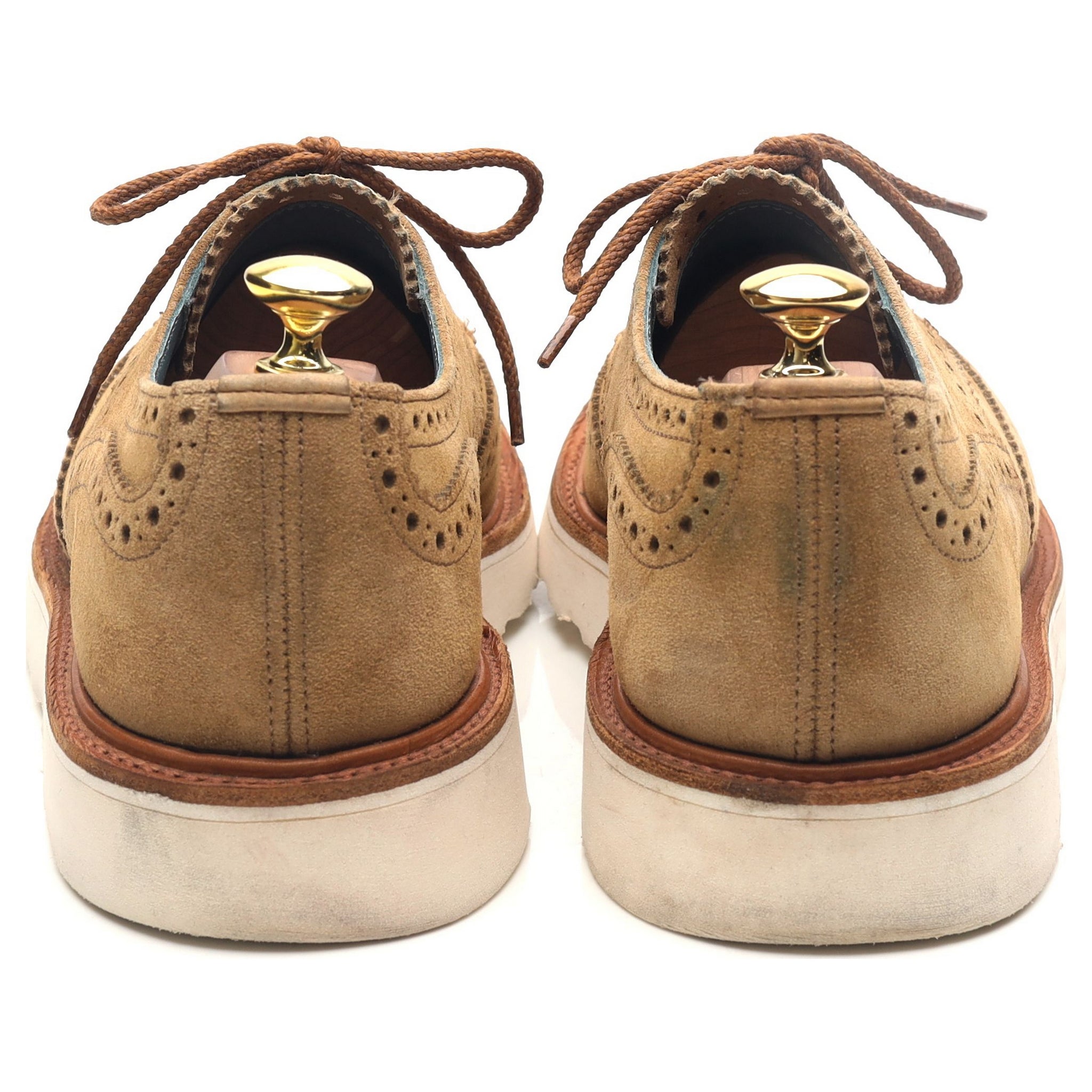 Tricker's Bourton derbies daim marron UK 8