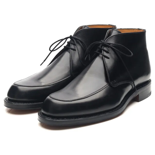 Cheaney Vintage Jarvis boots chukka cuir noir UK 6.5