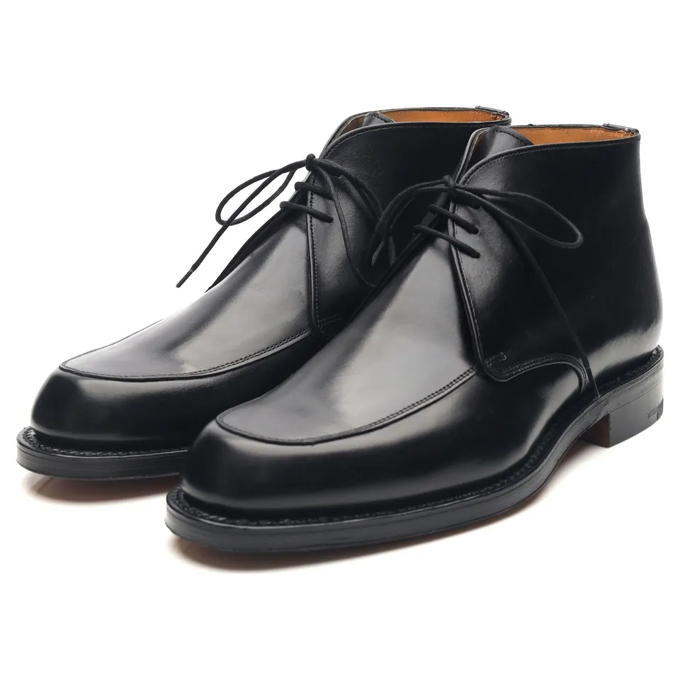 Cheaney Vintage Jarvis boots chukka cuir noir UK 6.5