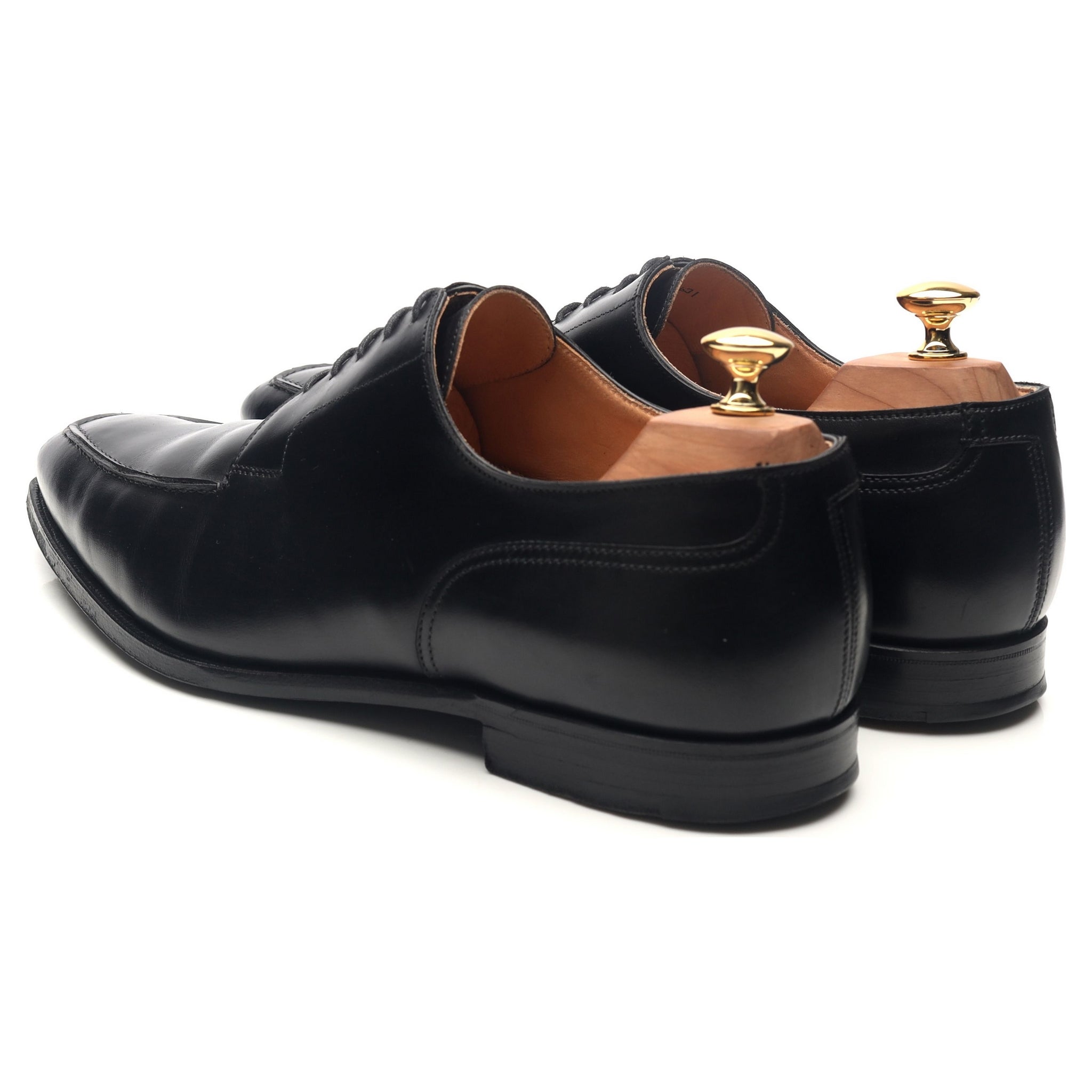George Cleverley Oliver Derby Cuir Noir UK 10,5
