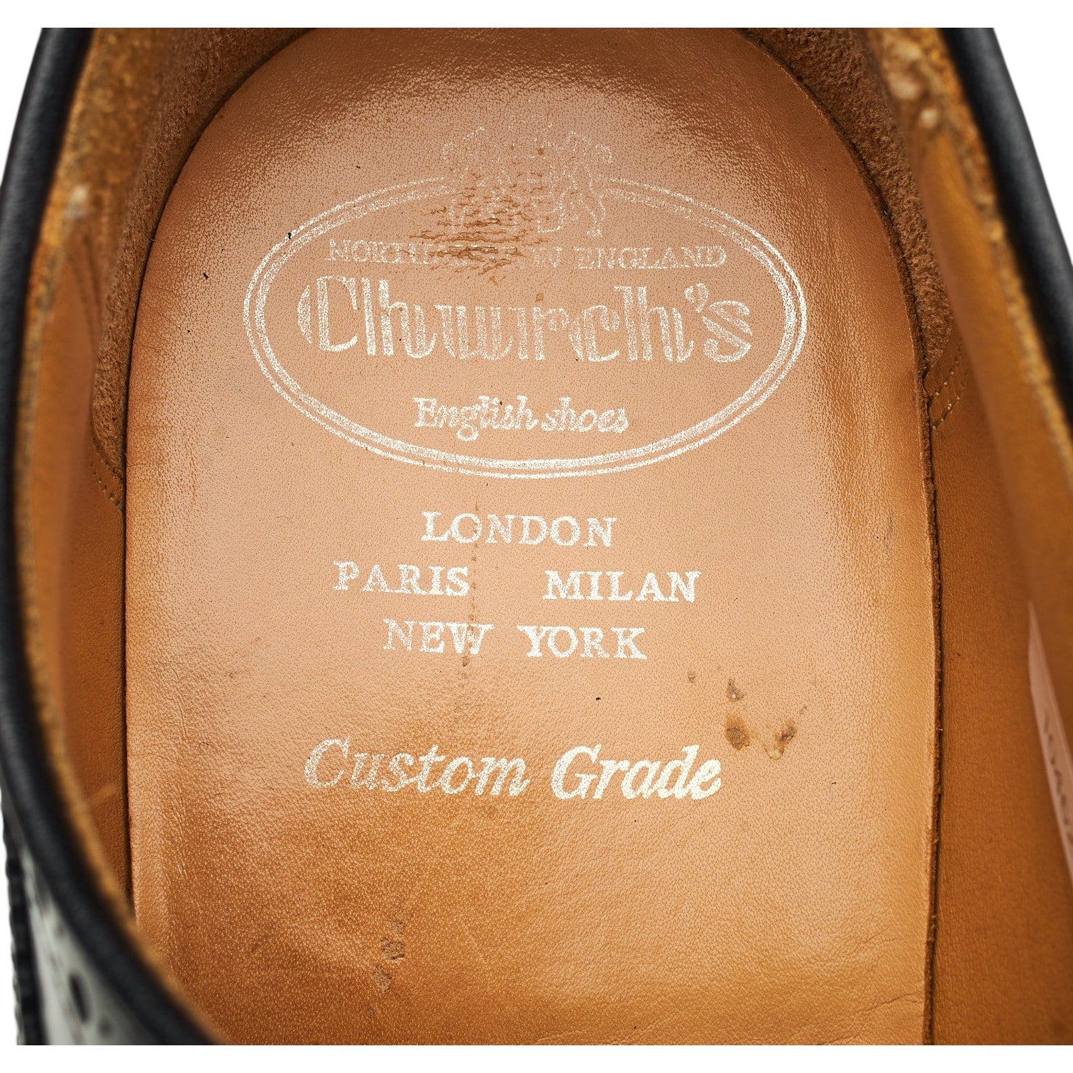 Church's Grafton derby cuir noir UK 9.5