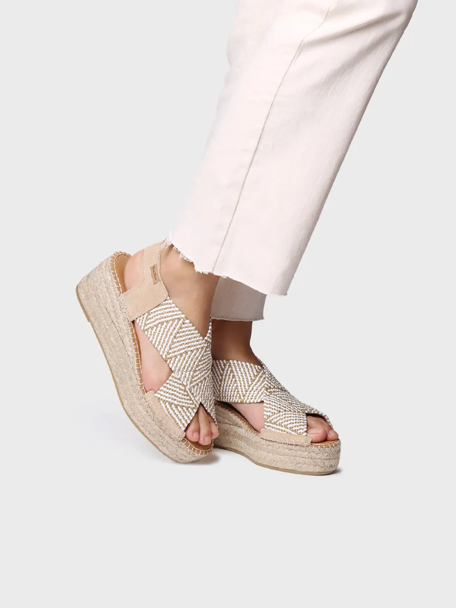 Toni Pons Masai espadrille compensée piedra femme