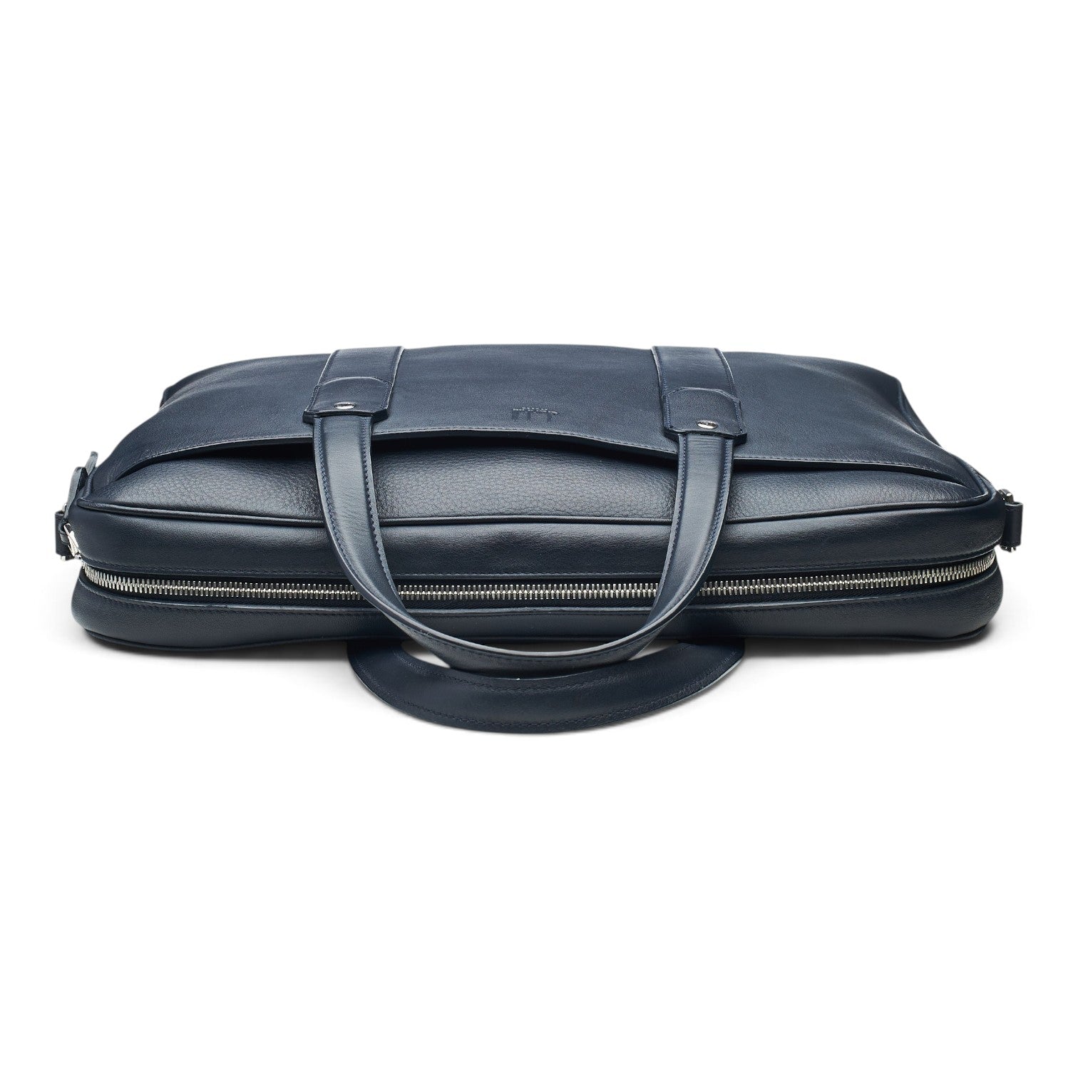 Dunhill Hampstead porte-documents cuir bleu marine