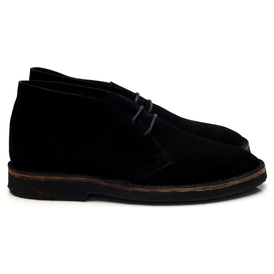Anglo-Italian Chukka Boots Suède Noir UK 7.5