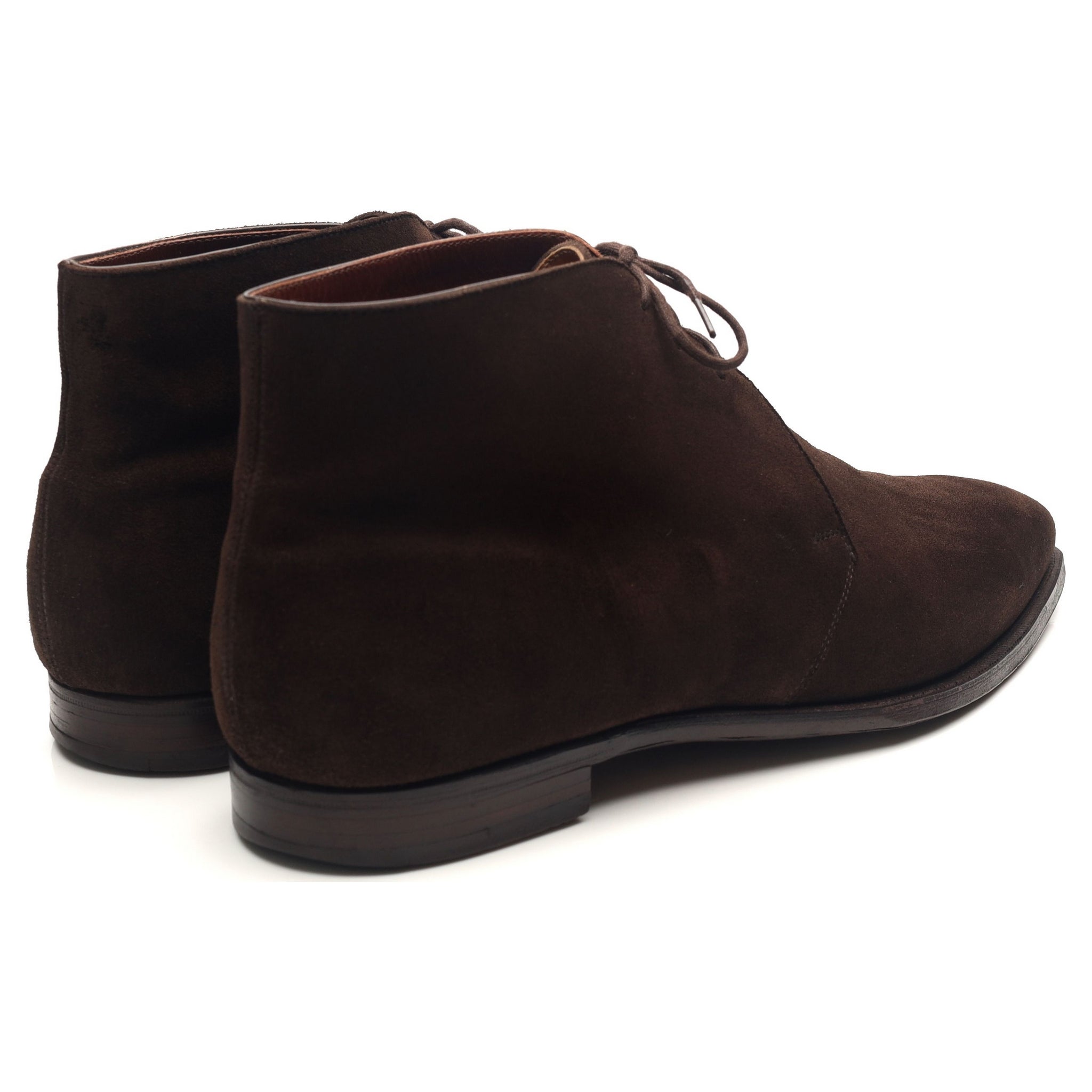 George Cleverley Nathan boots chukka daim marron UK 9