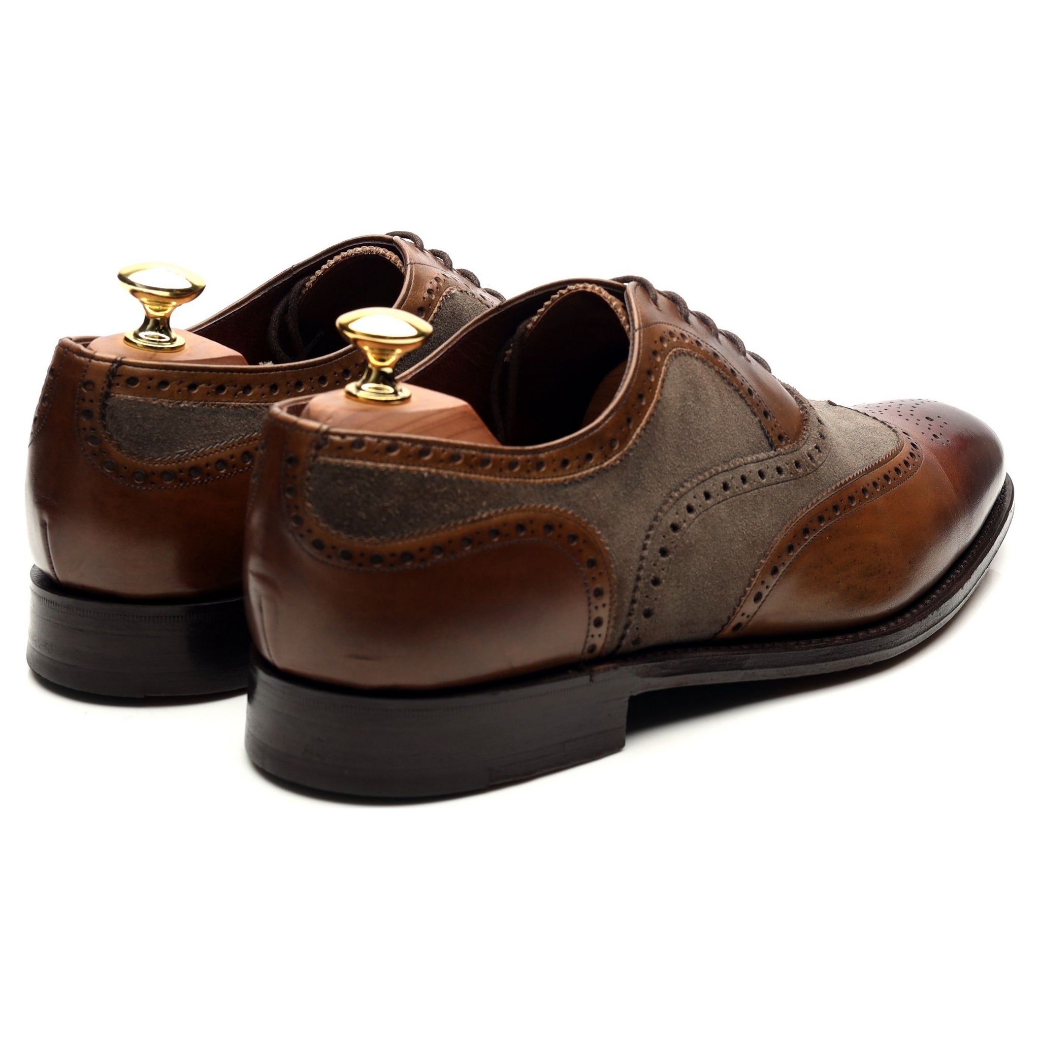 Herring Fencote oxford cuir marron pointure UK 8
