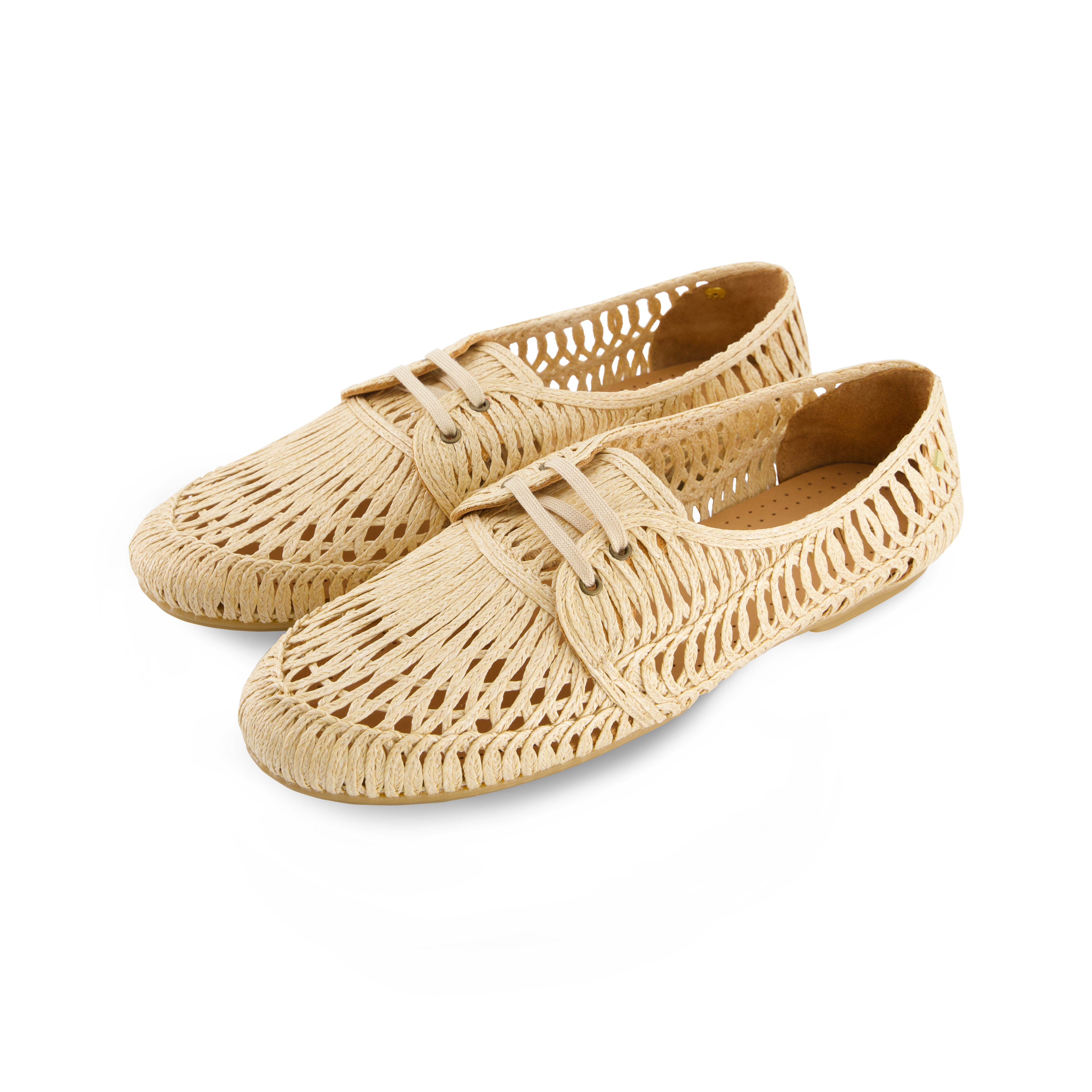 Rivieras Jazz Lacet Raphia espadrilles naturel