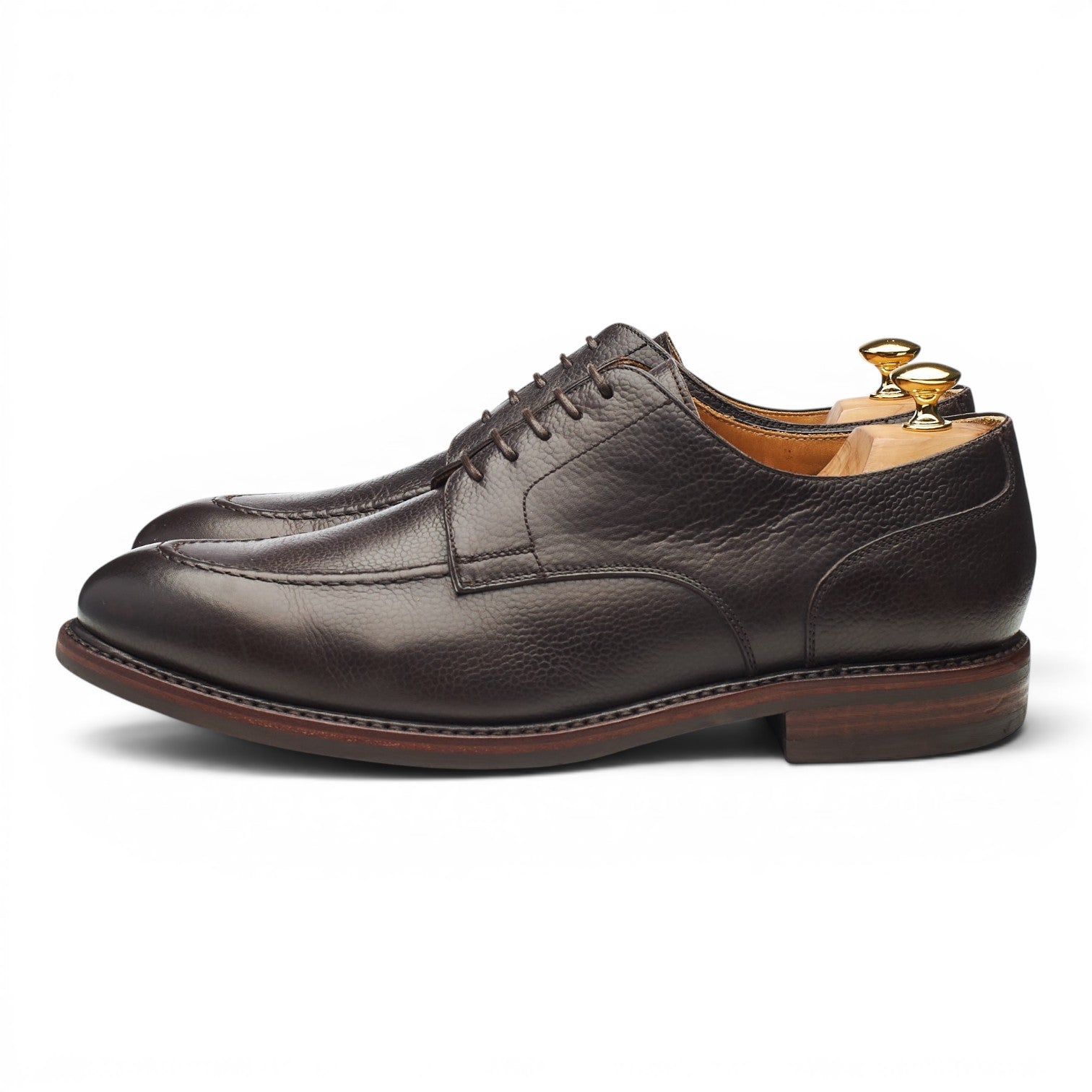 Berwick 4168 derby cuir grain marron pointure UK 11.5
