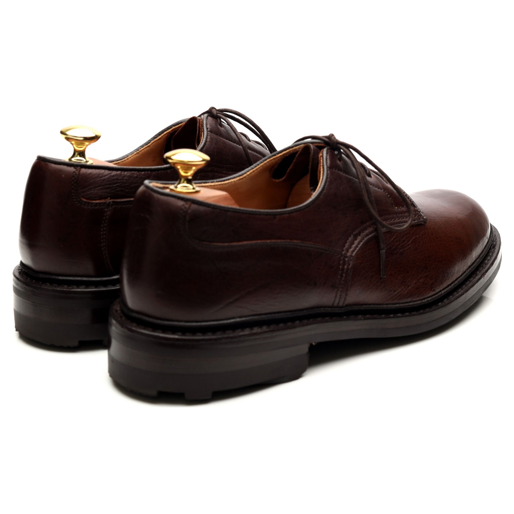 Tricker's Woodstock derby cuir marron pointure UK 8