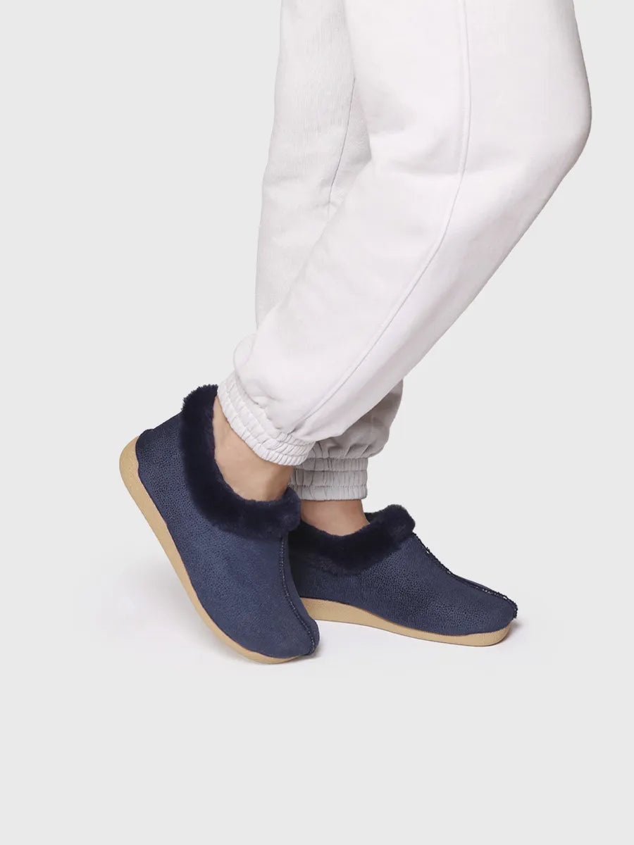 Toni Pons Moss-BD bottillon femme fourré marine