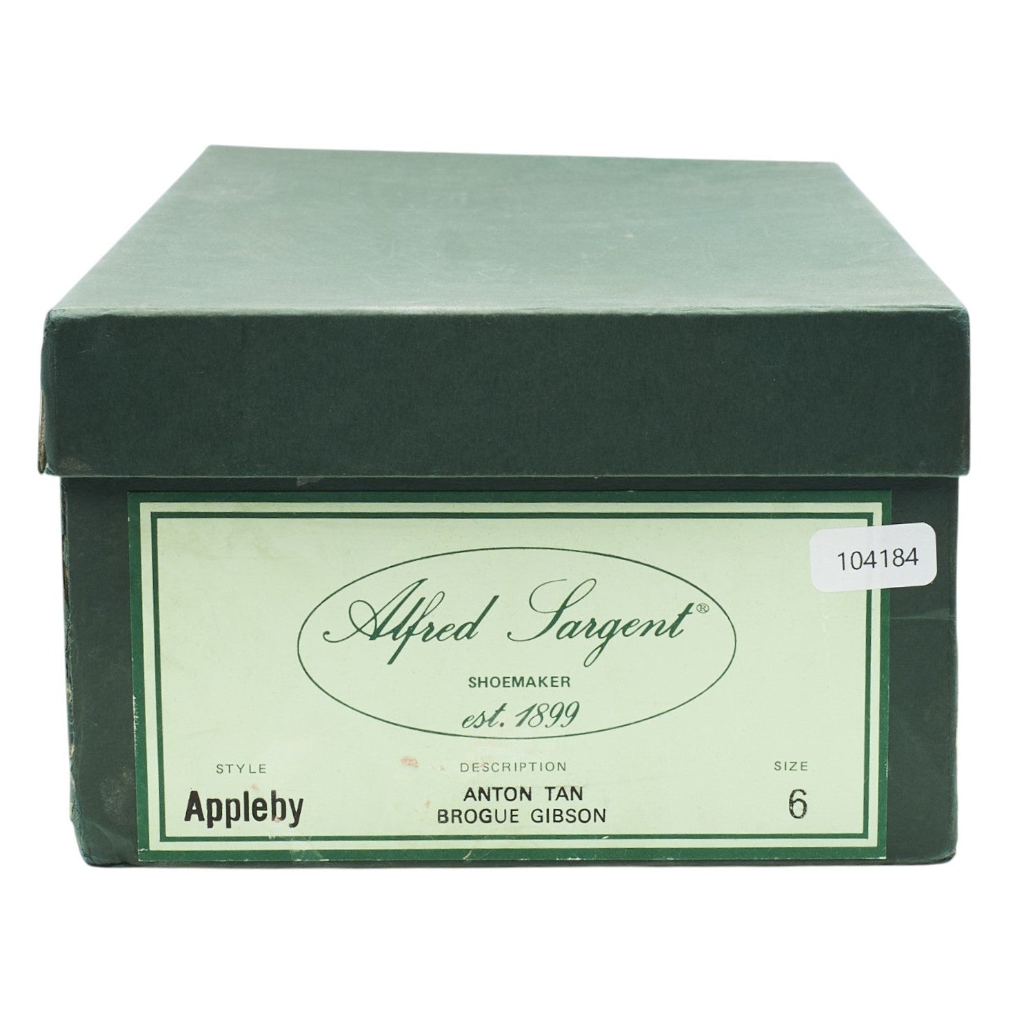 Alfred Sargent Appleby derby cuir marron pointure 6