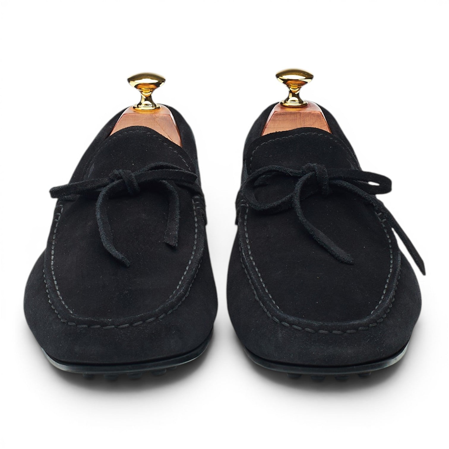 Tod’s Gommino mocassins driving daim noir UK 9