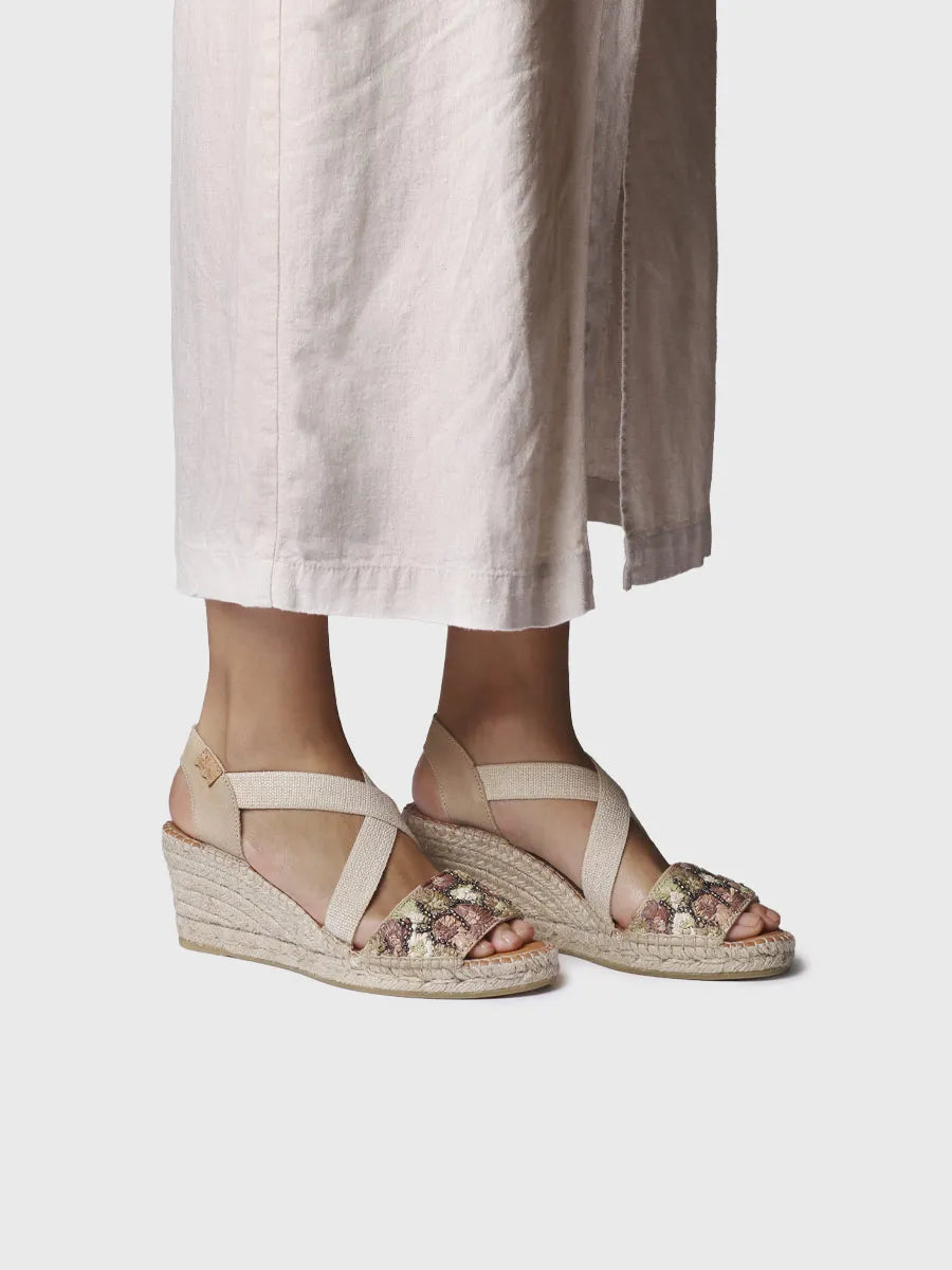 Toni Pons Susa-FS espadrilles compensées multicolore