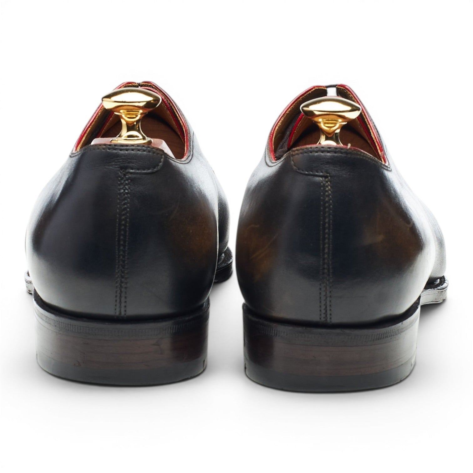 Corthay Casanova richelieu patine marron UK 9