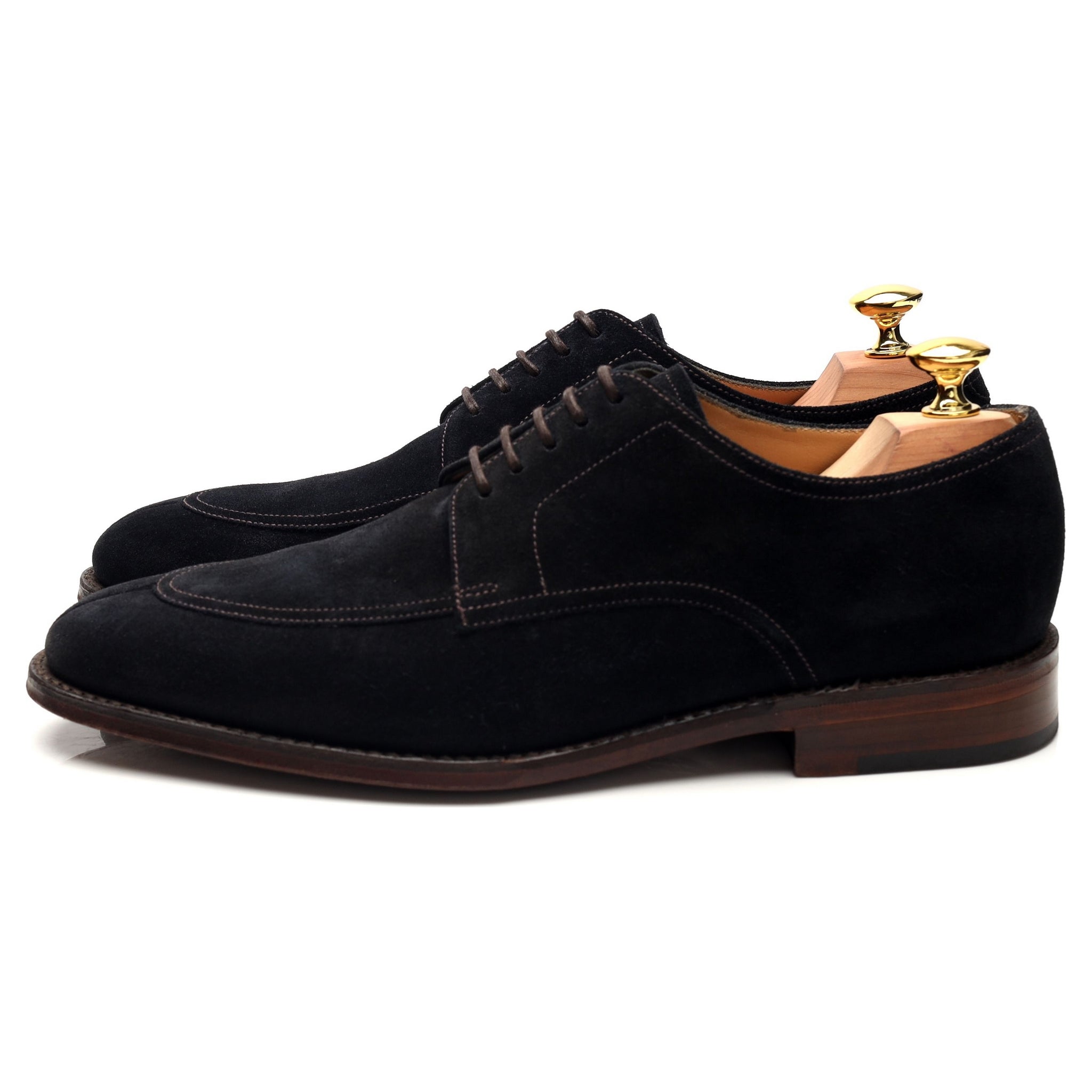 Loake 1880 Ealing derby suède bleu UK 7