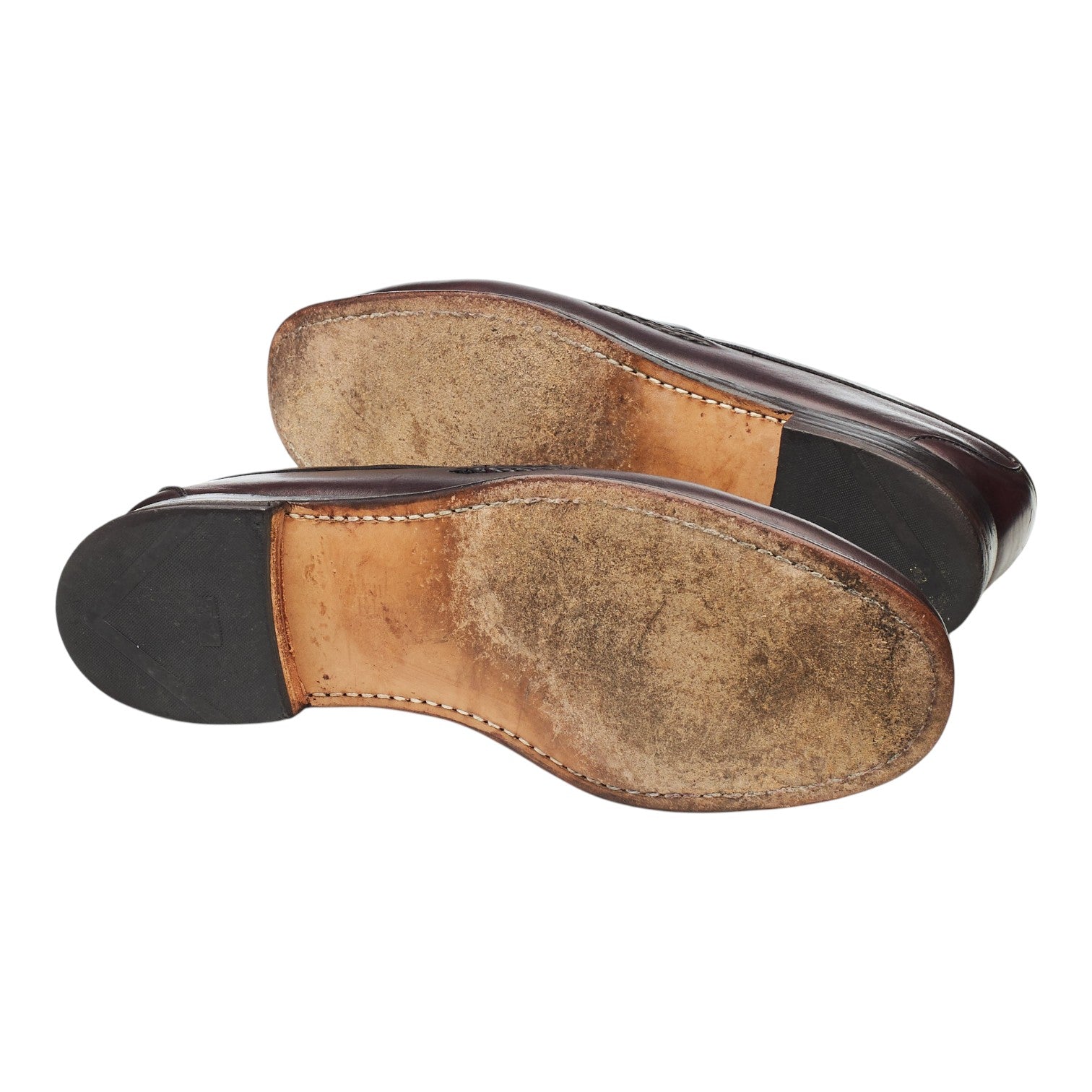 Allen Edmonds Paxton mocassins cuir bordeaux UK 9