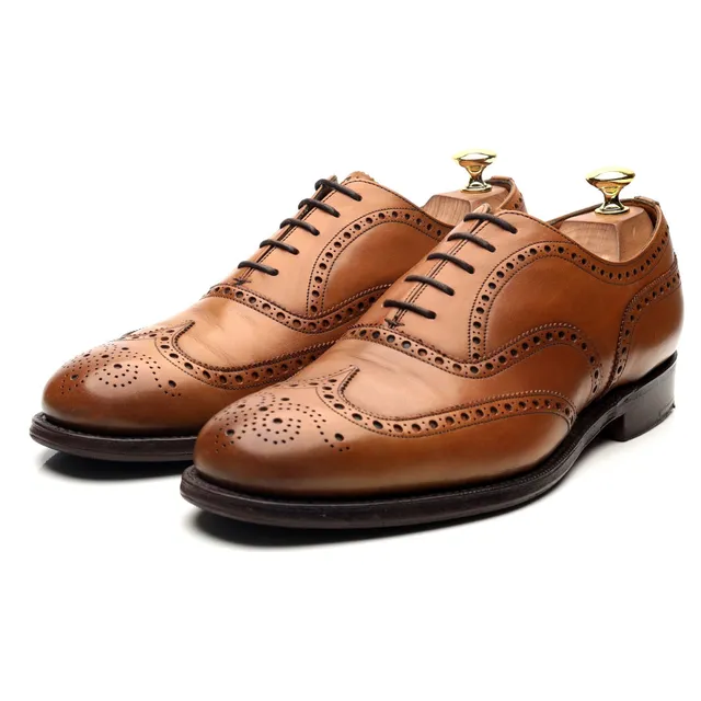 Church's Chetwynd Oxford cuir marron pointure UK 8
