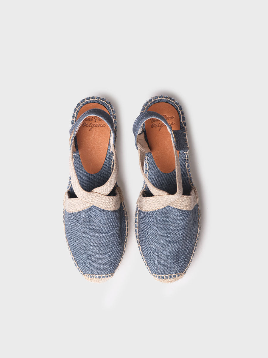Toni Pons Toda-NT espadrille compensée toile vegan
