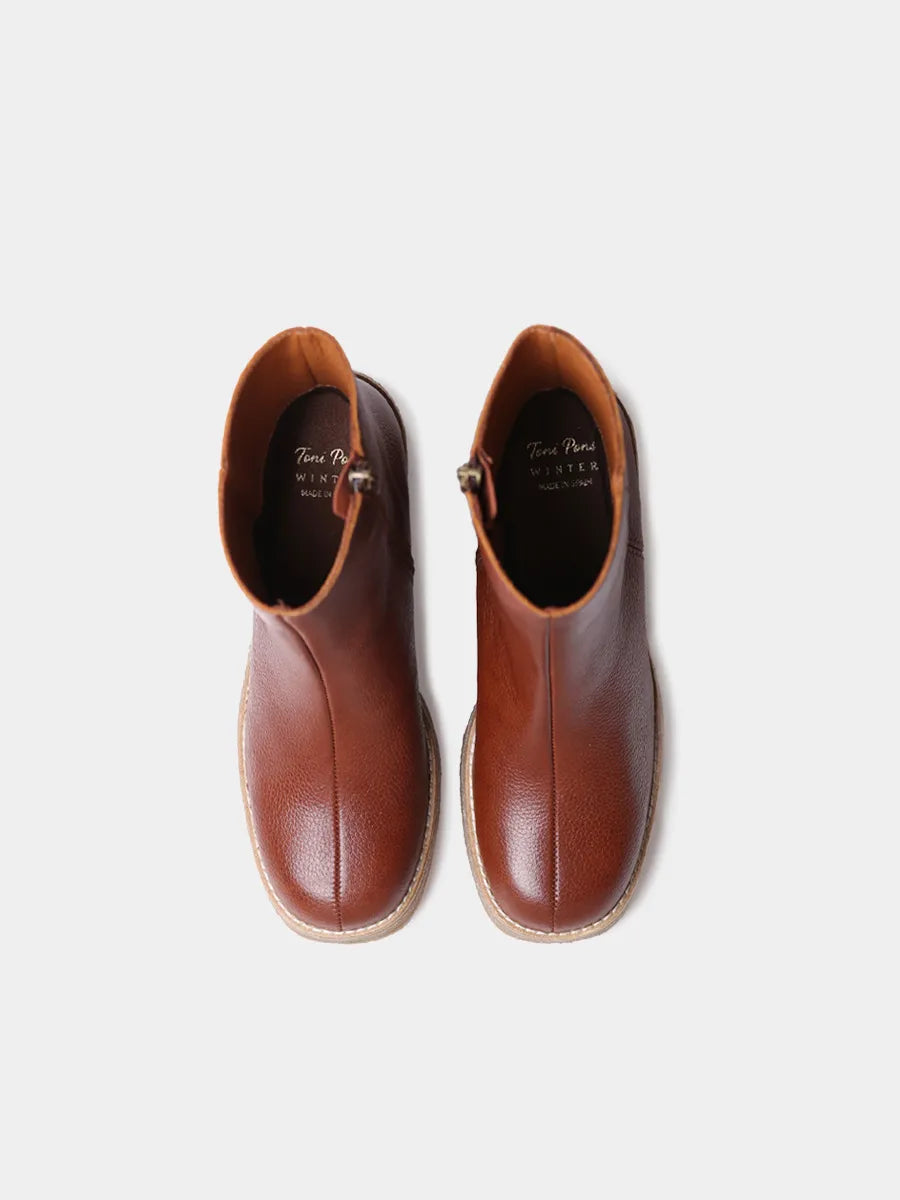 Toni Pons Piani-PO bottines cuir talon bloc 7 cm