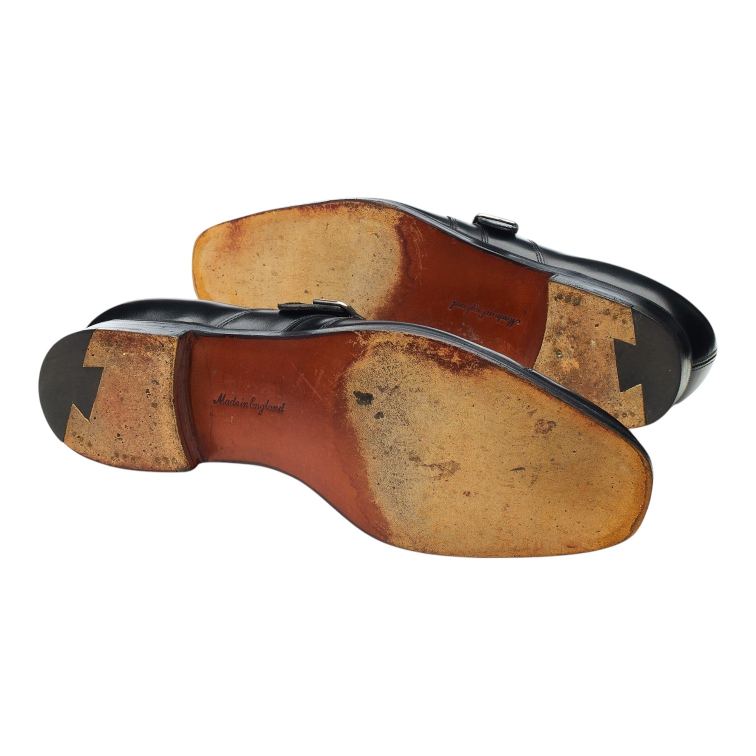 Edward Green monk cuir noir UK 7.5 E