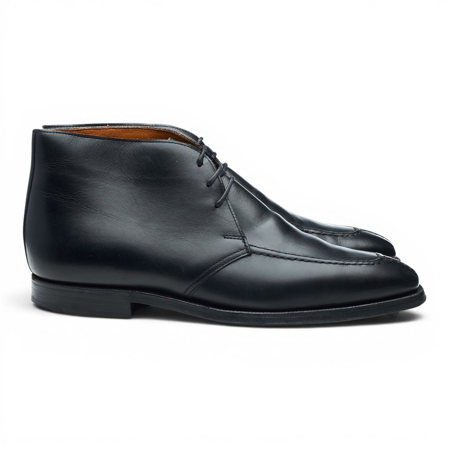 George Cleverley Chukka Bottines cuir noir 7.5 UK