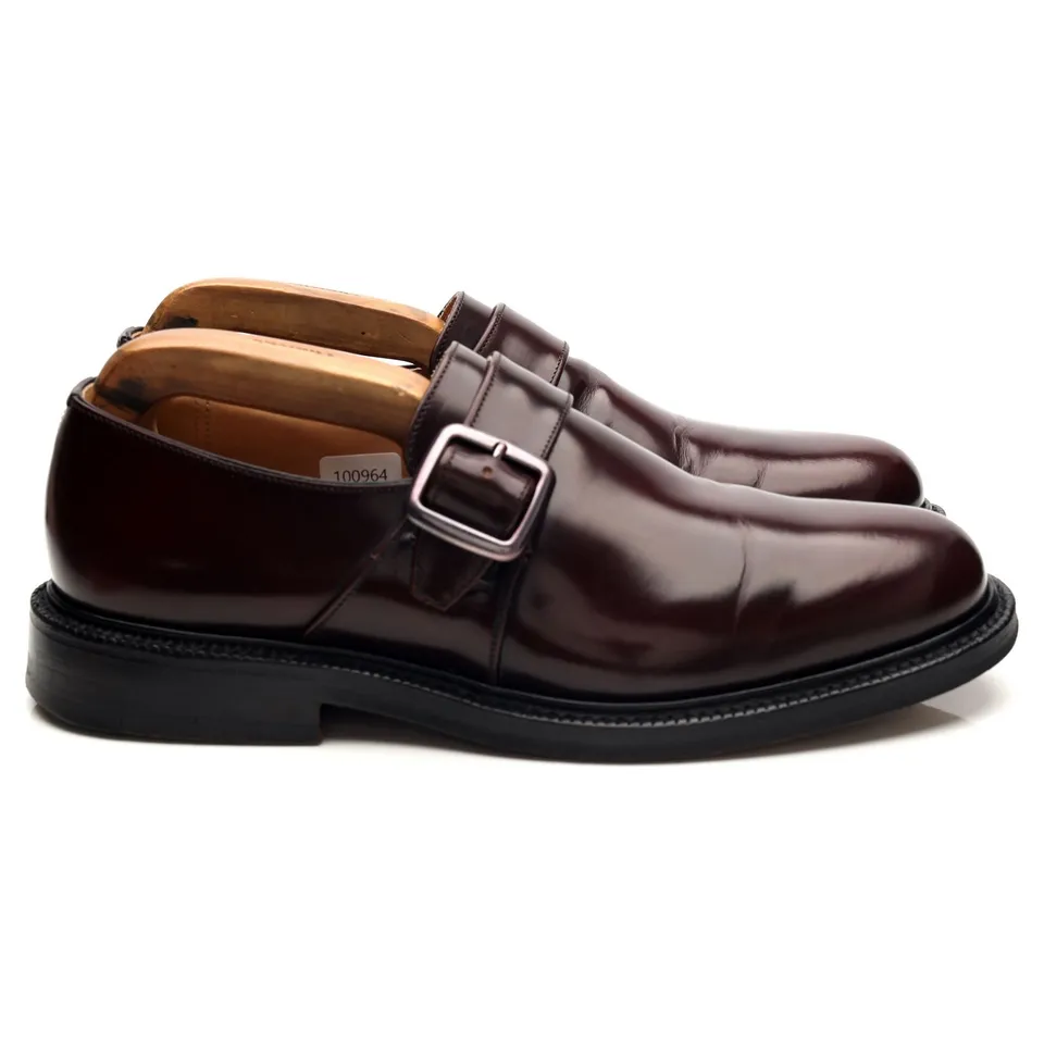 Church's Wrexham monk cuir bordeaux UK 6