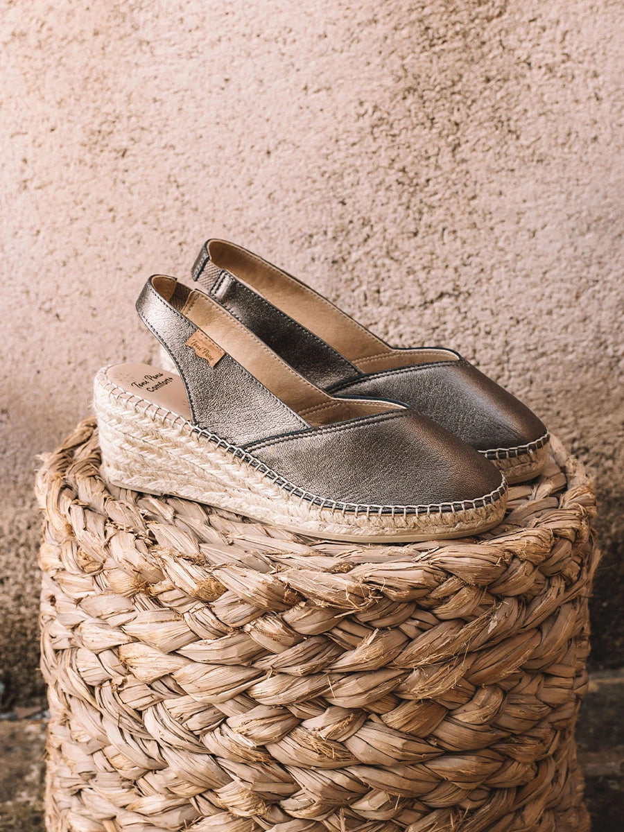 Toni Pons Termal espadrille compensee cuir pied large