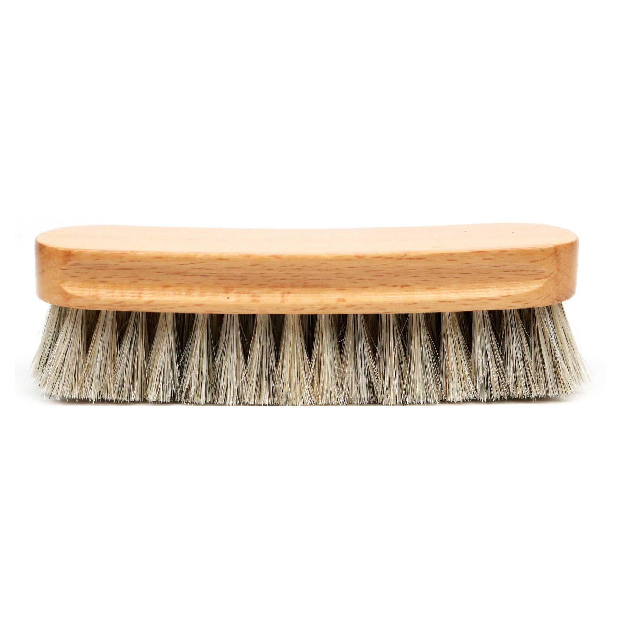 Abbot's Shoes Large brosse à chaussures crin de cheval 18 cm