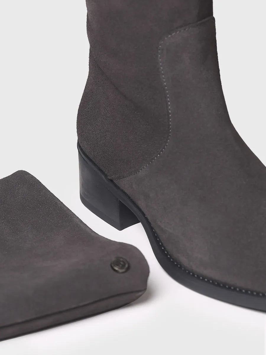 Toni Pons TIROL-SY bottes hautes femme daim gris
