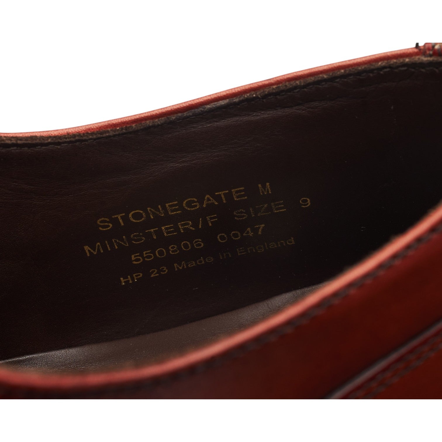 Loake 1880 Stonegate oxford cuir marron UK 9