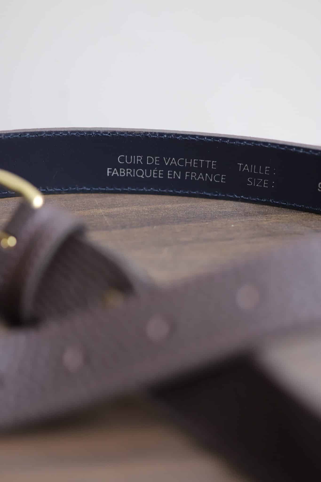 Malfroid Aston ceinture cuir vache 30 mm