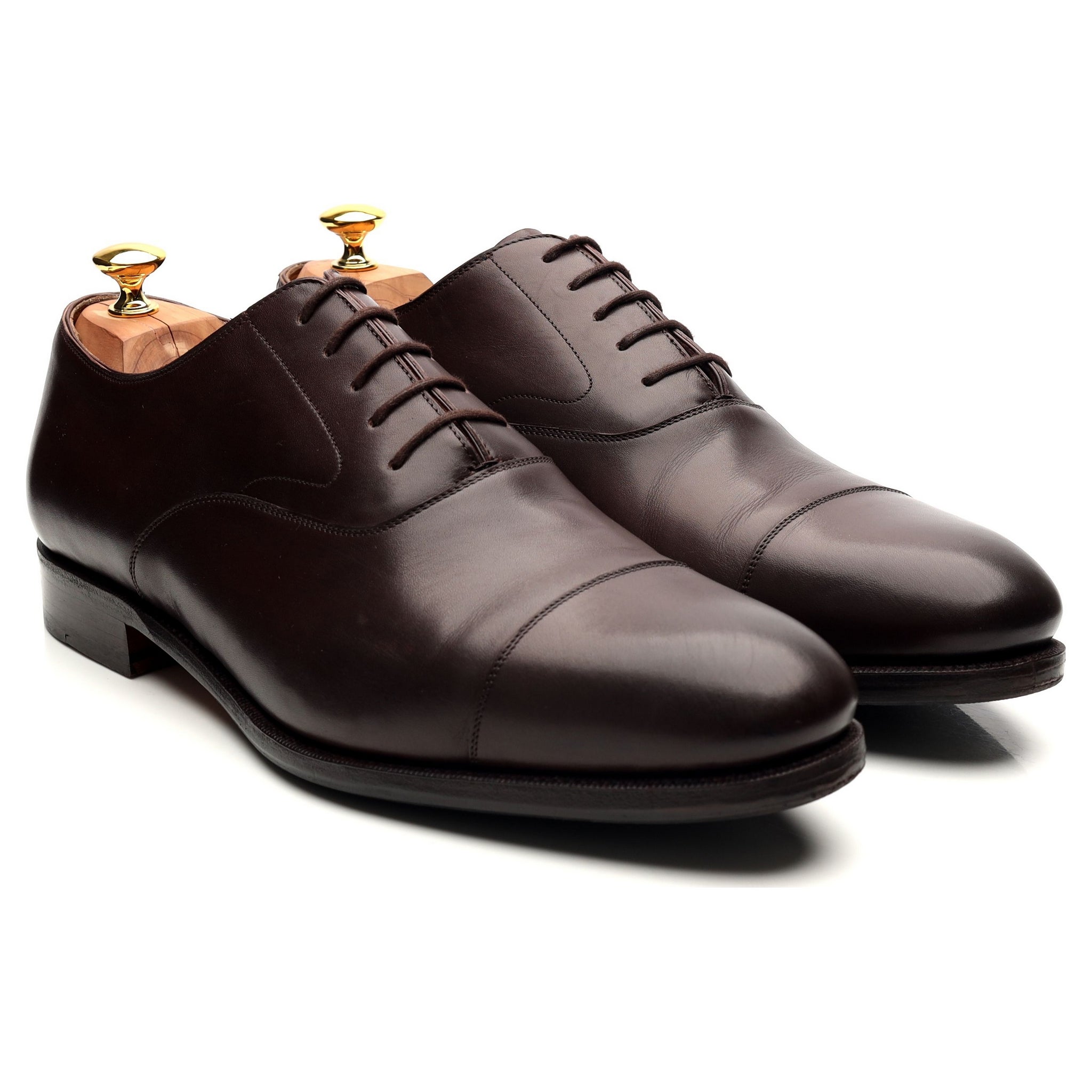 Meermin 101198 oxford cuir marron foncé pointure UK 12