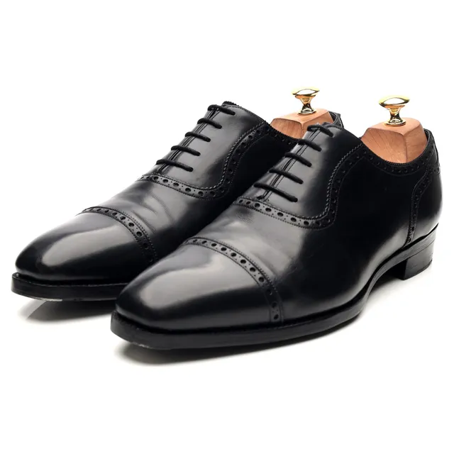 Gaziano & Girling St. James II oxford cuir noir UK 10