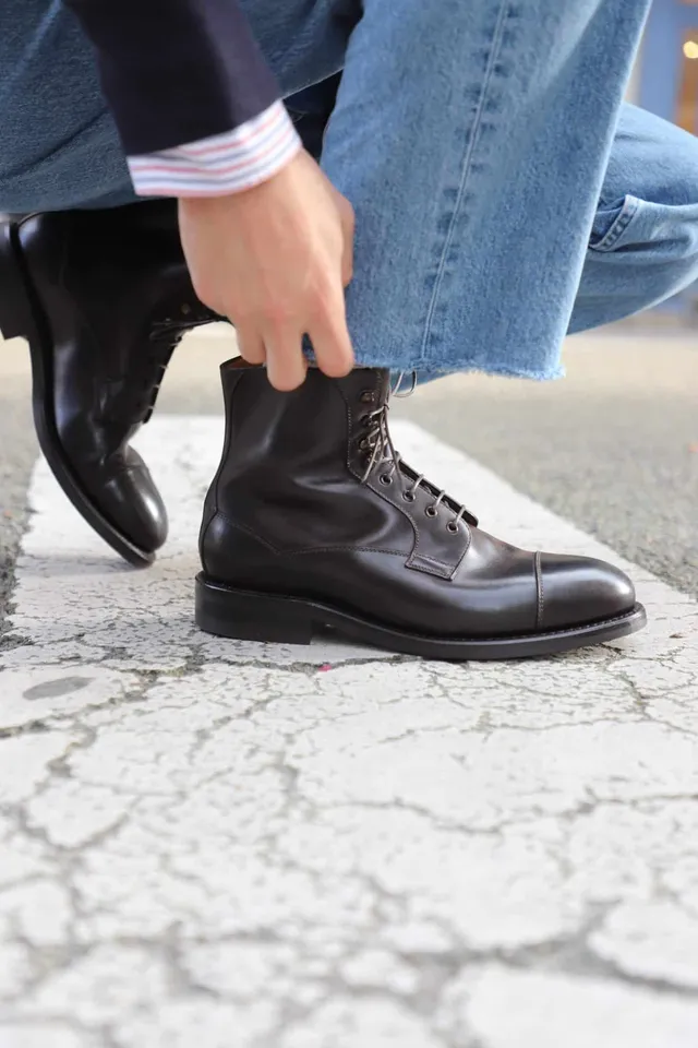 Malfroid Stelvio Cooper boots cuir semelle gomme